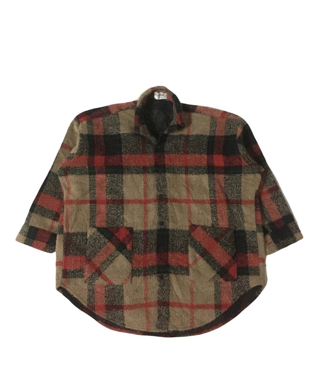 Ethos × Vintage Ethos Check Wool Jacket Size US XL / EU 56 / 4 - 1 Thumbnail