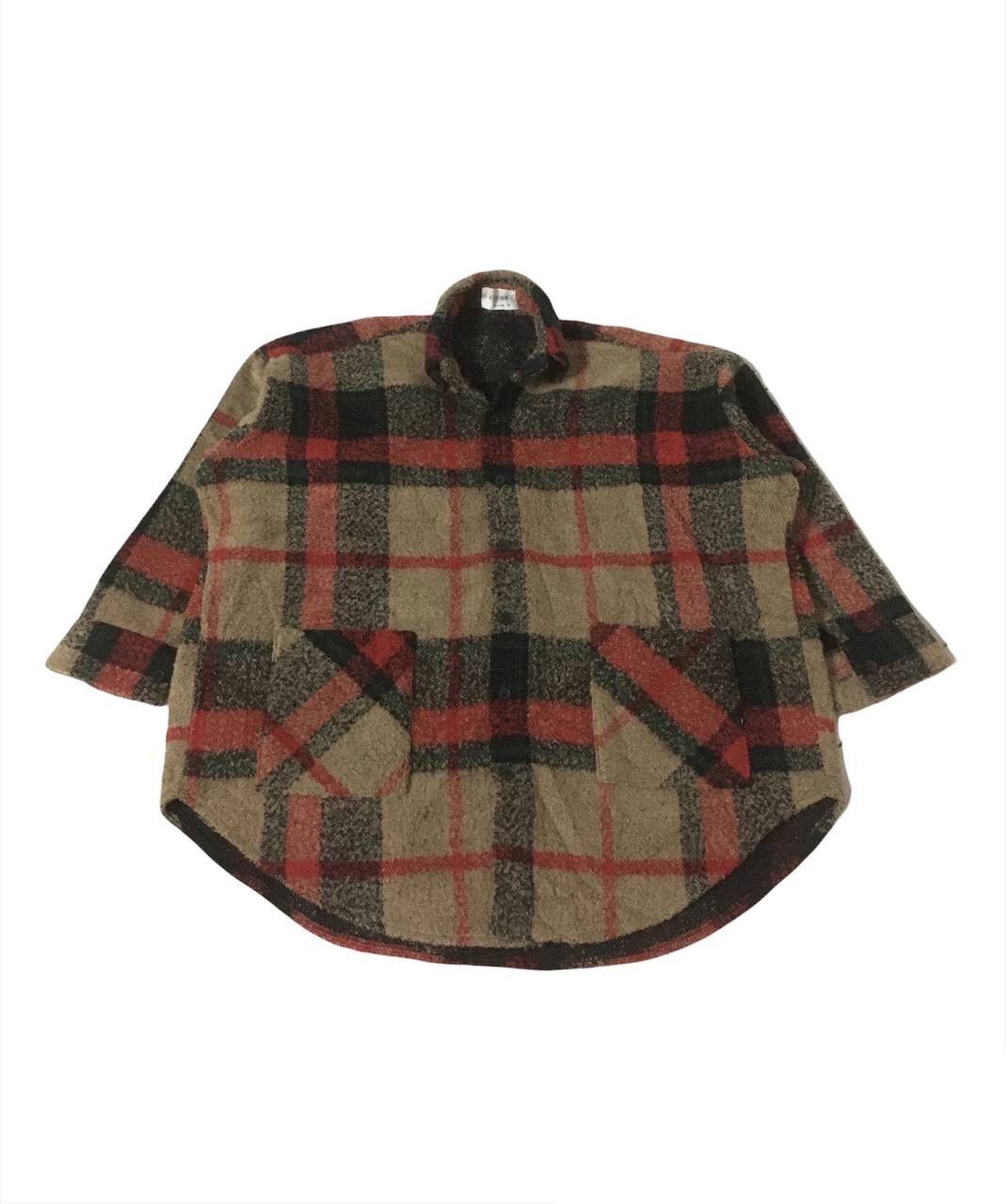 Ethos × Vintage Ethos Check Wool Jacket Size US XL / EU 56 / 4 - 3 Thumbnail