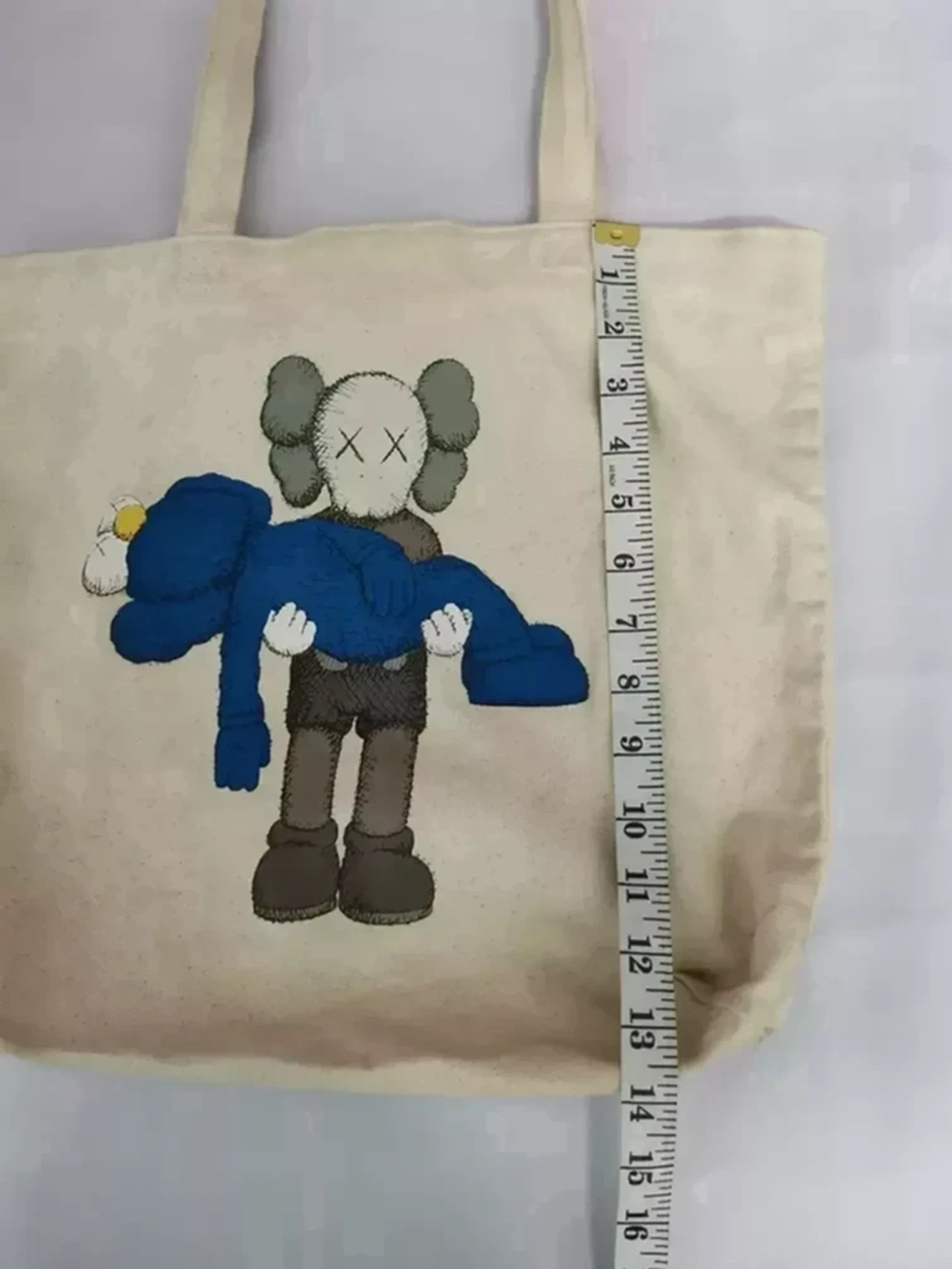 Kaws Kaws Tote Bag White Japan Designer OriginalFake Size ONE SIZE - 6 Thumbnail