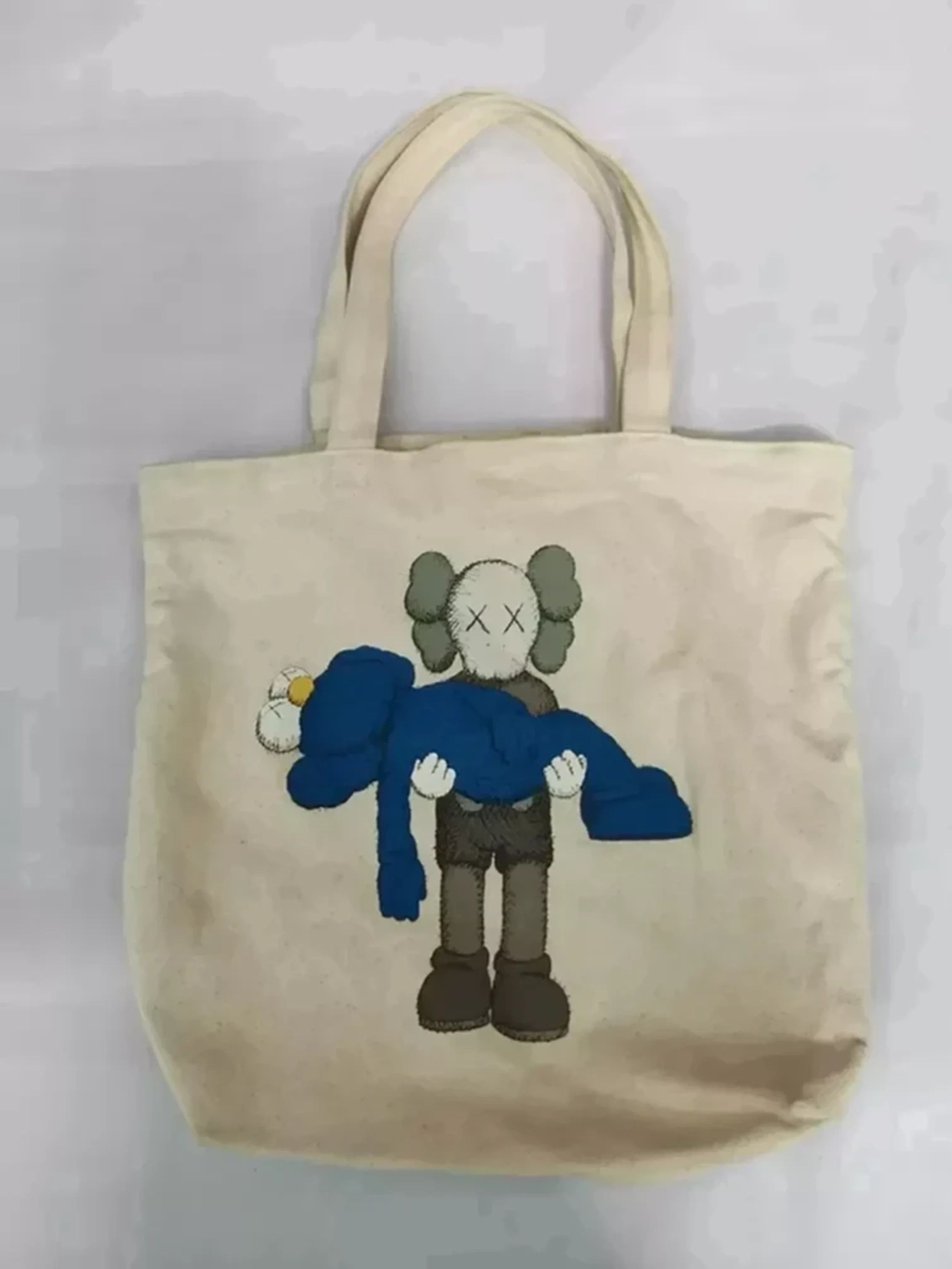 image of Kaws Tote Bag White Japan Designer Originalfake in Offwhite, Men's