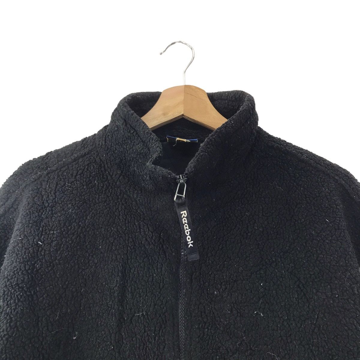Reebok REEBOK SPORT Black Fleece Retro Sherpa Half Zipper Sweater Size US L / EU 52-54 / 3 - 2 Thumbnail