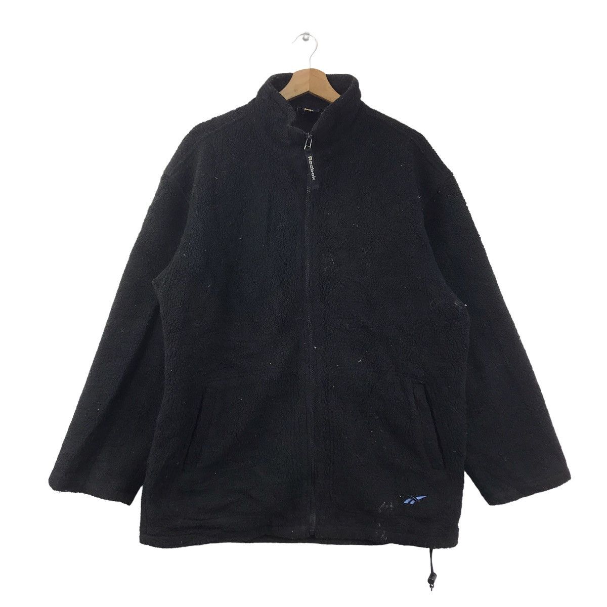 Reebok REEBOK SPORT Black Fleece Retro Sherpa Half Zipper Sweater Size US L / EU 52-54 / 3 - 1 Thumbnail