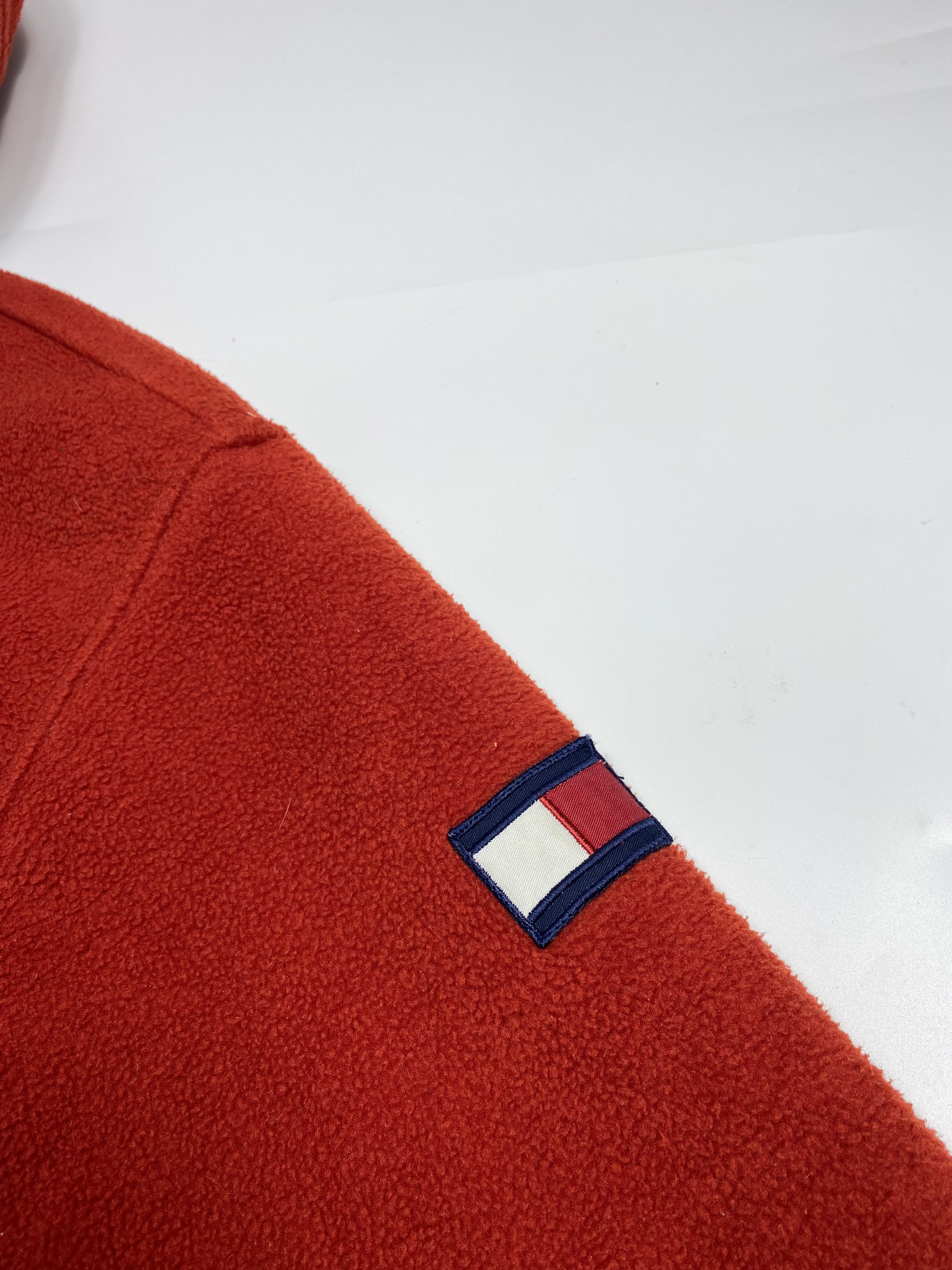 Tommy Hilfiger × Vintage Tommy Hilfiger 90s Vintage Fleece Duffle Toggles Coat Size US L / EU 52-54 / 3 - 5 Thumbnail