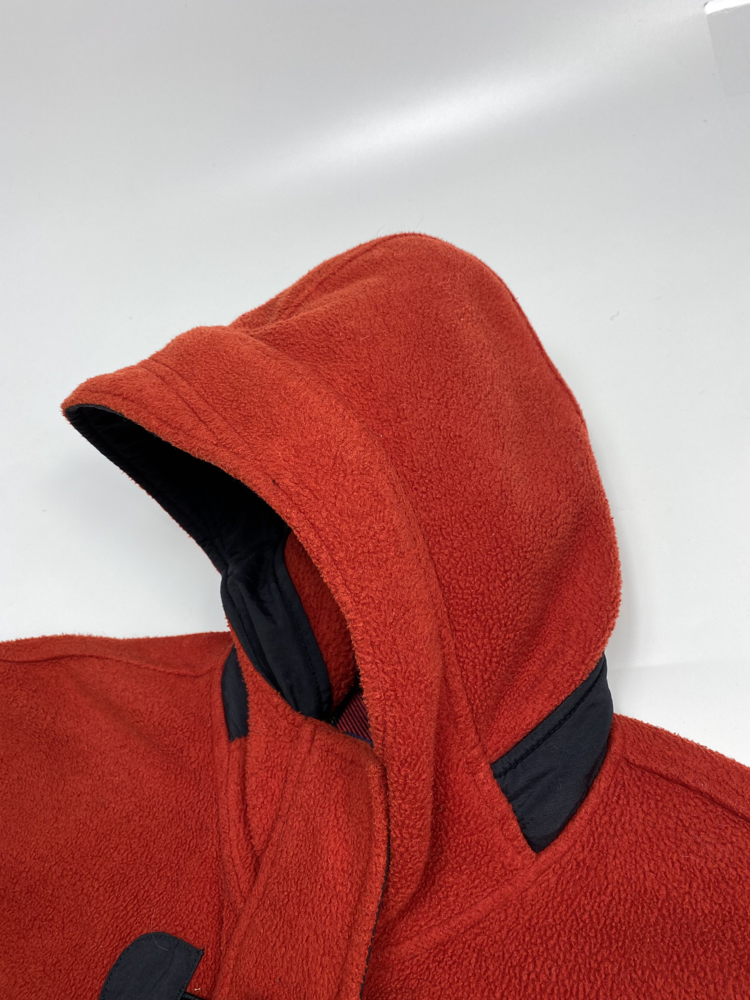 Tommy Hilfiger × Vintage Tommy Hilfiger 90s Vintage Fleece Duffle Toggles Coat Size US L / EU 52-54 / 3 - 4 Thumbnail