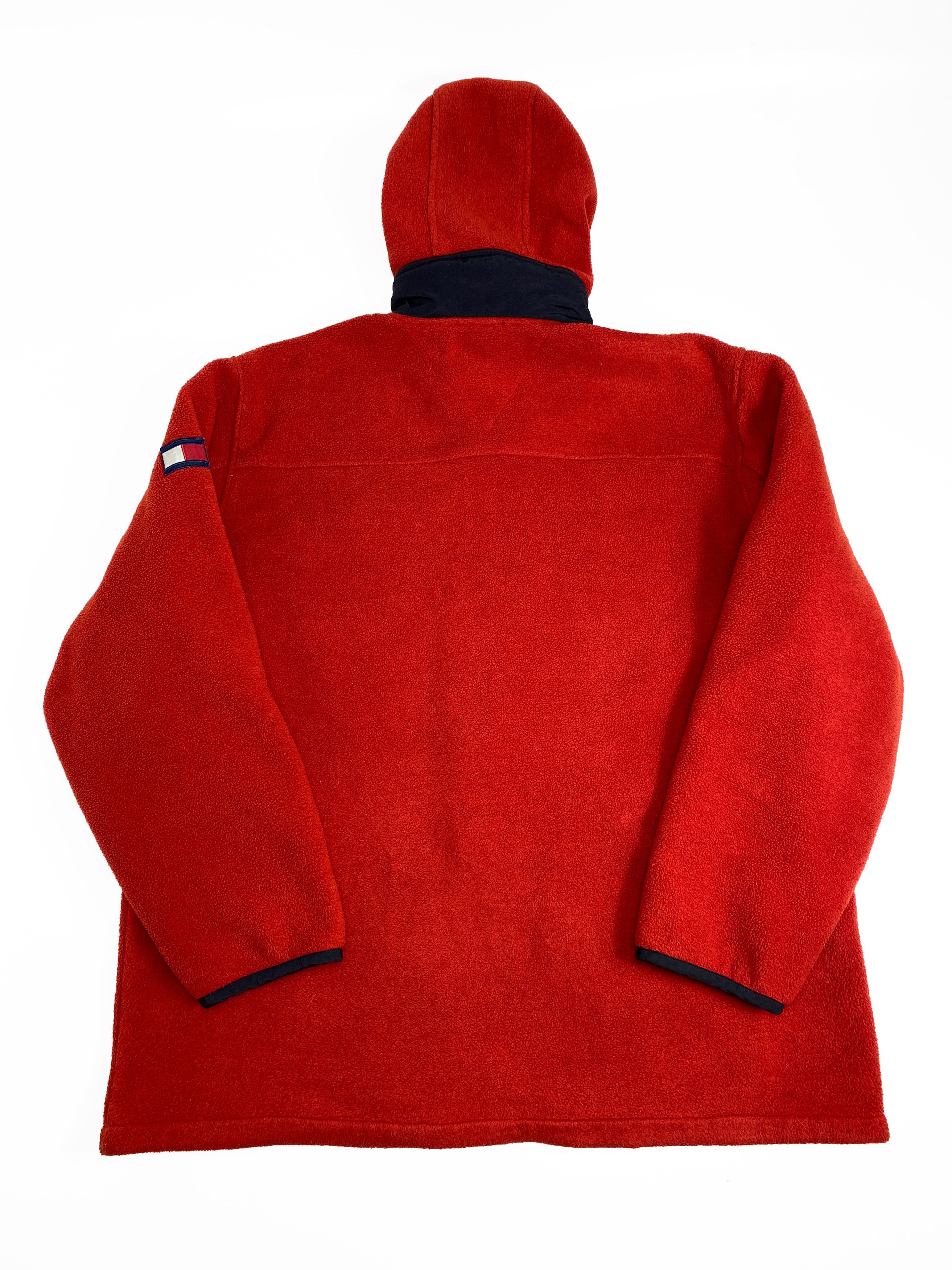 Tommy Hilfiger × Vintage Tommy Hilfiger 90s Vintage Fleece Duffle Toggles Coat Size US L / EU 52-54 / 3 - 2 Thumbnail