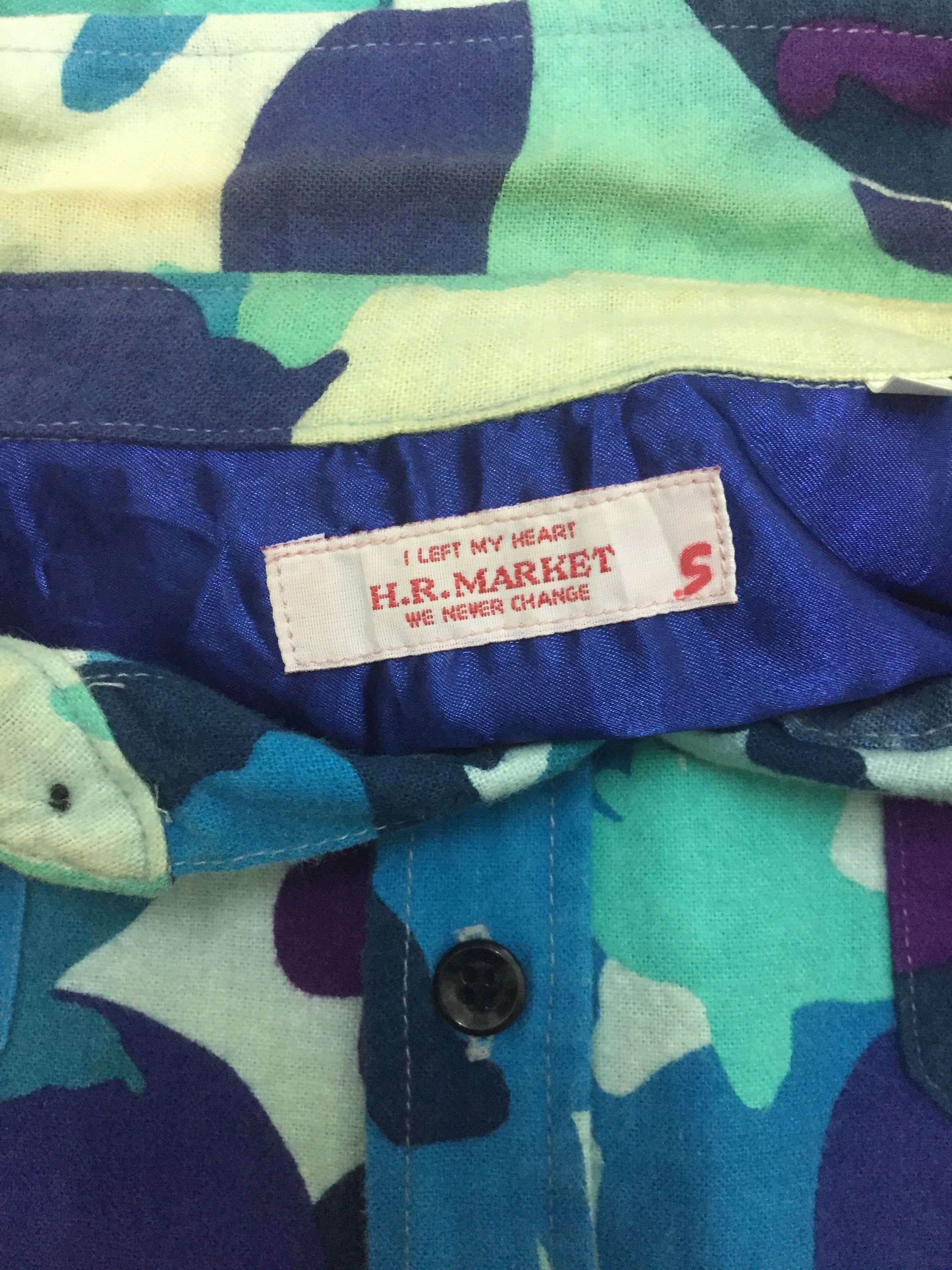 Blue Blue Japan Vintage H.R Market Art Printed Shirt Size US M / EU 48-50 / 2 - 8 Thumbnail
