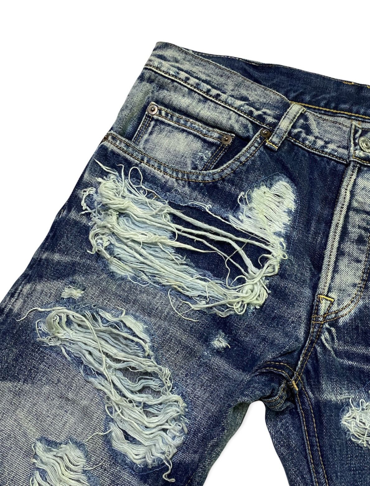 Japanese Brand RNA DENIM(JAPANESE BRAND) DISTRESSED DESIGN Size US 32 / EU 48 - 18 Thumbnail