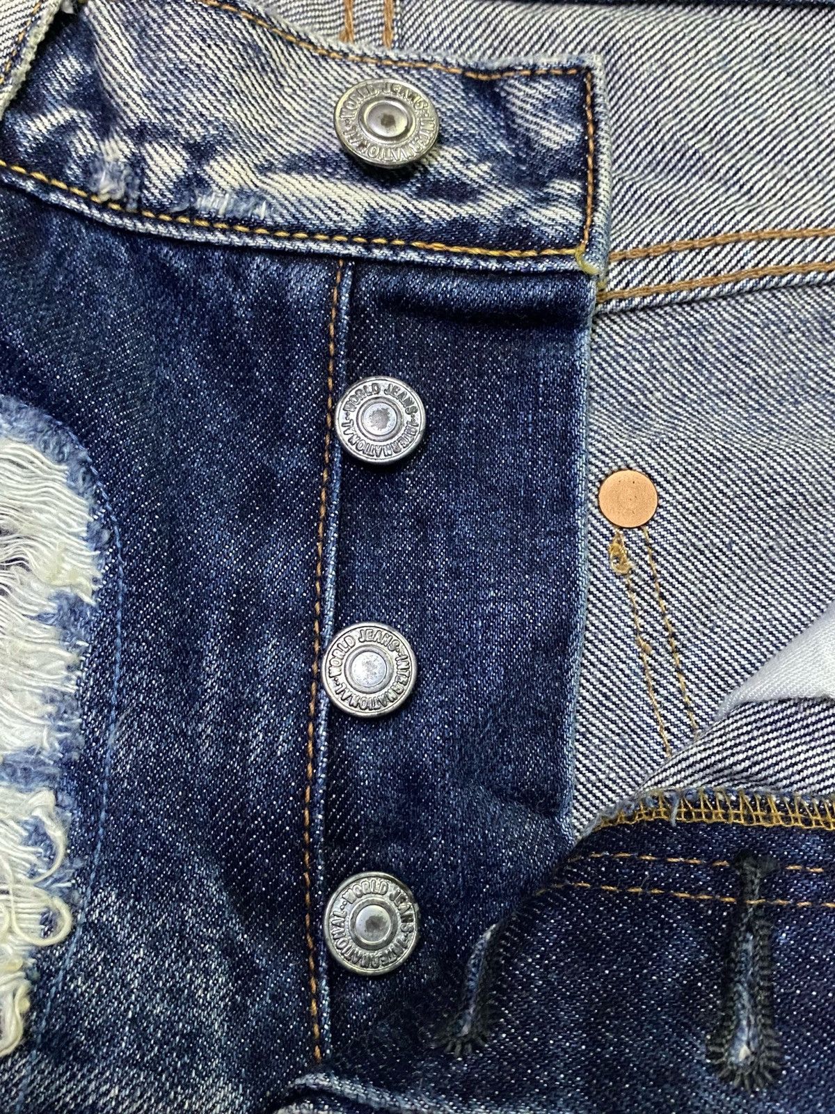 Japanese Brand RNA DENIM(JAPANESE BRAND) DISTRESSED DESIGN Size US 32 / EU 48 - 13 Thumbnail