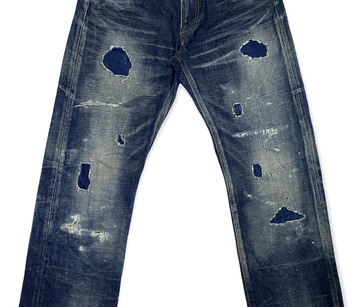 Eternal Rare🔥Eternal Ripped Distressed Denim Pants Size US 33 - 19 Thumbnail