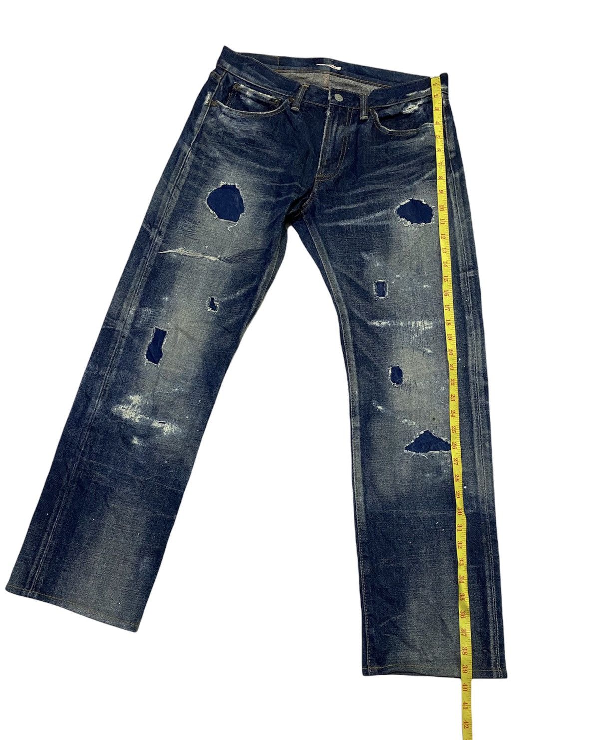 Eternal Rare🔥Eternal Ripped Distressed Denim Pants Size US 33 - 5 Thumbnail