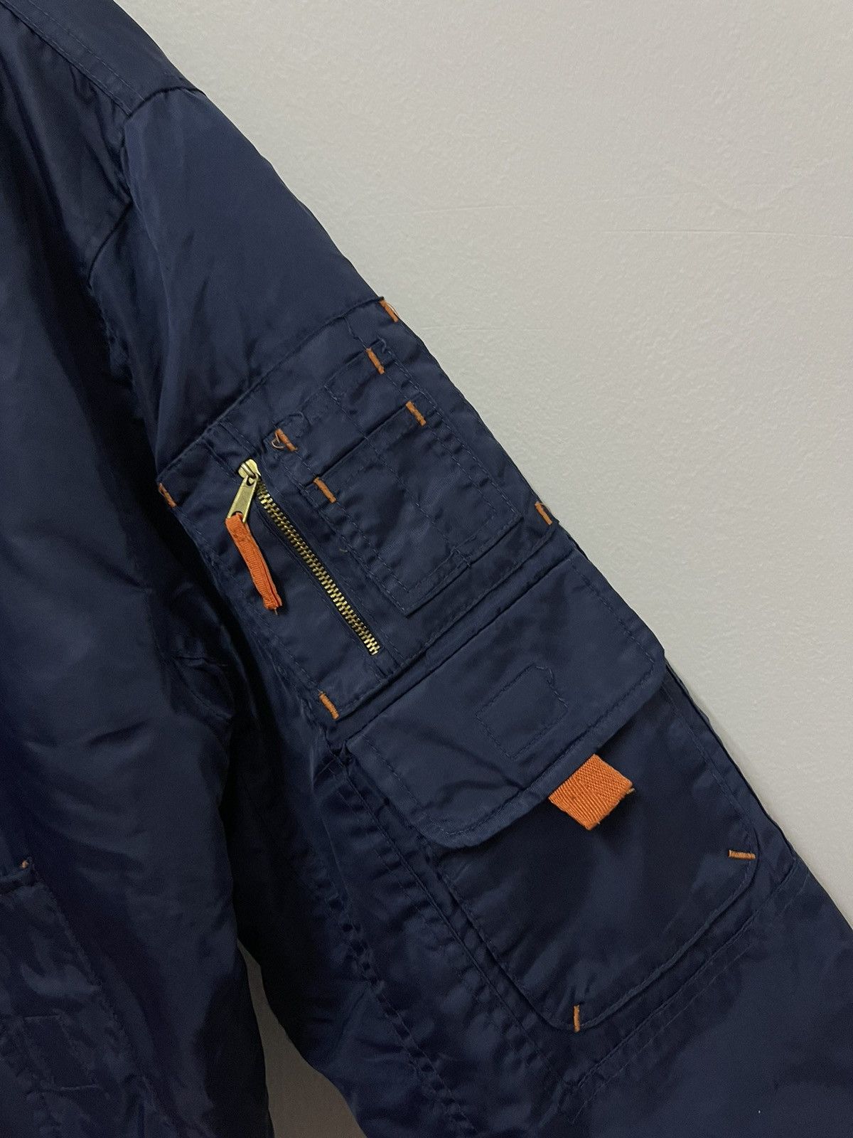 Vintage Vintage Fire Fox Military Riversible Bomber Jacket Size US L / EU 52-54 / 3 - 7 Thumbnail