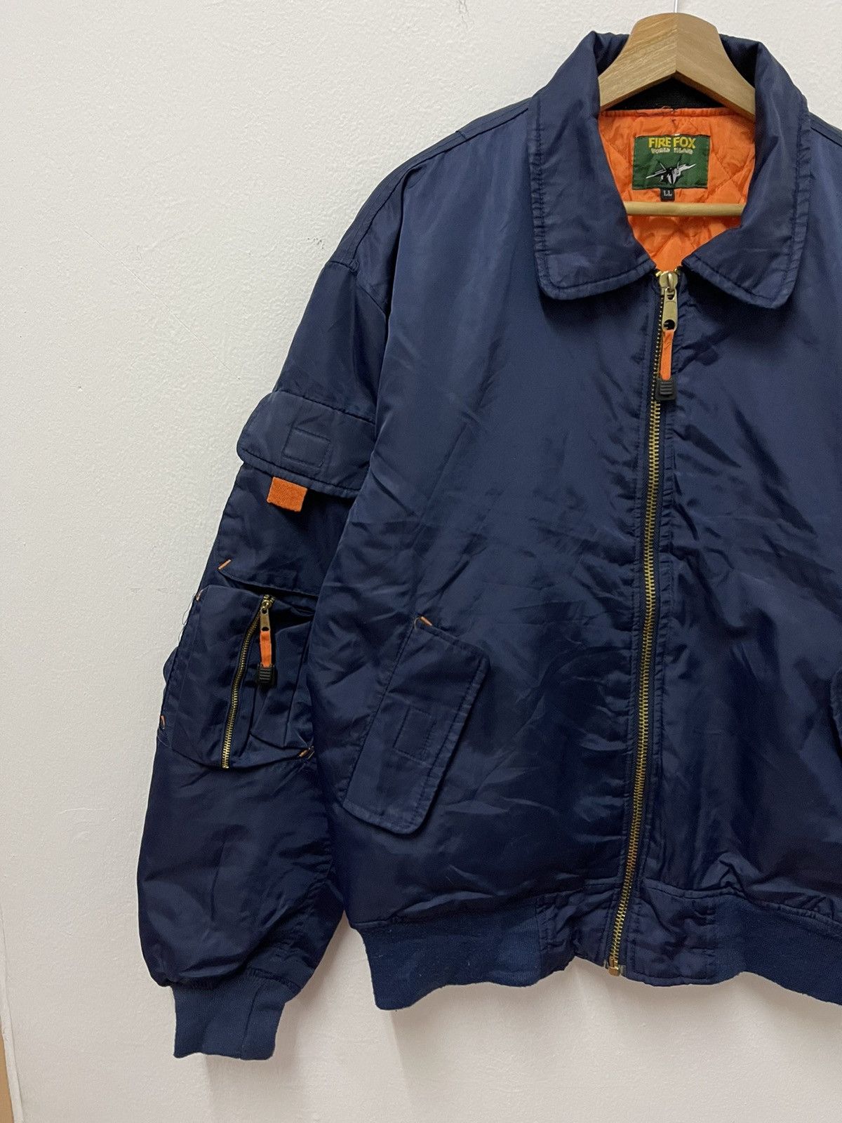 Vintage Vintage Fire Fox Military Riversible Bomber Jacket Size US L / EU 52-54 / 3 - 2 Thumbnail
