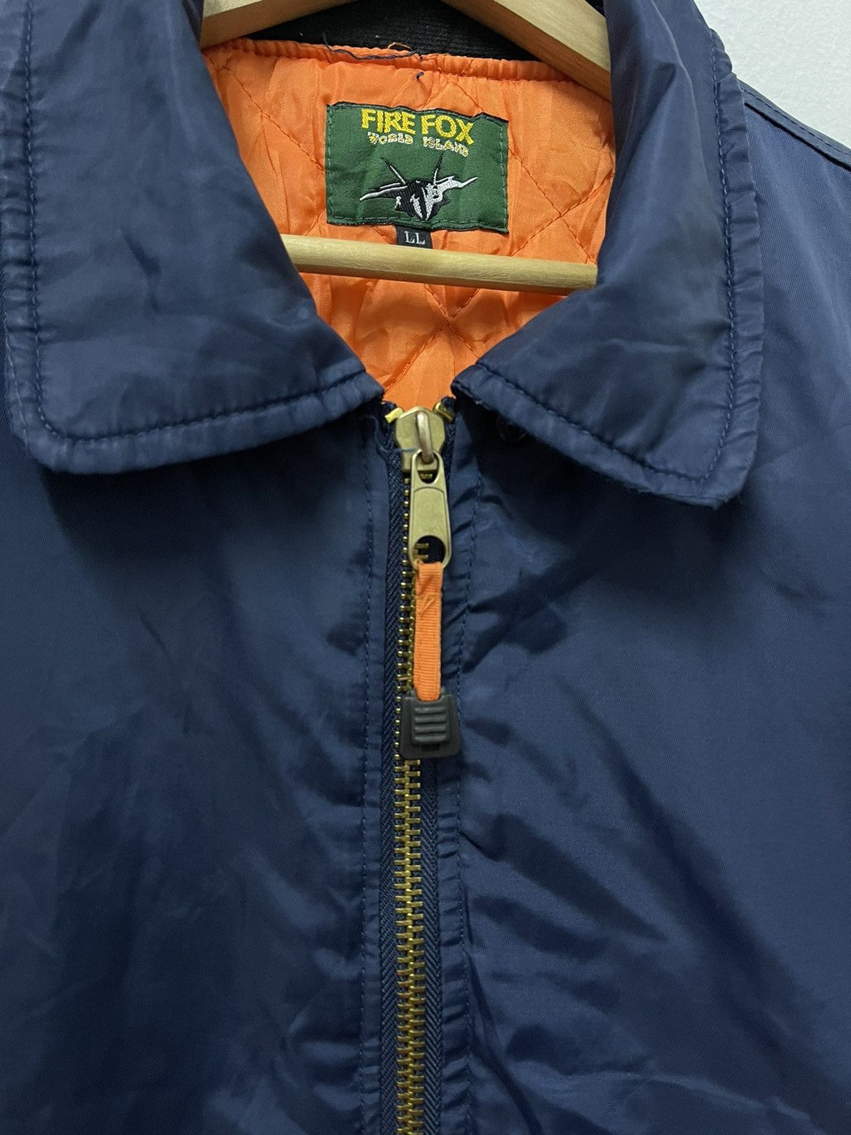 Vintage Vintage Fire Fox Military Riversible Bomber Jacket Size US L / EU 52-54 / 3 - 6 Thumbnail