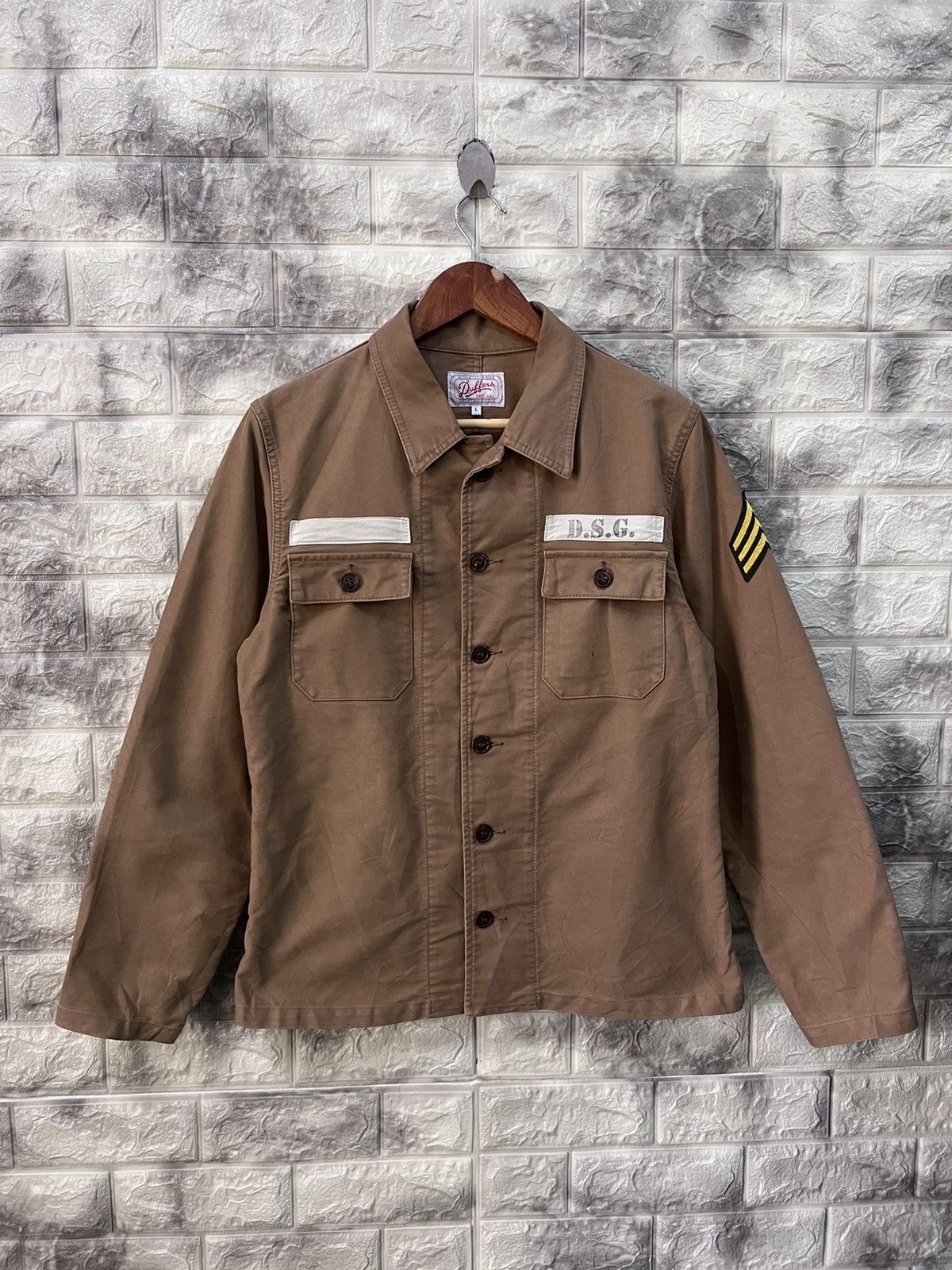 image of Duffer Of St George x Vintage Duffers Sporting Goods in Beige, Men's (Size Large)