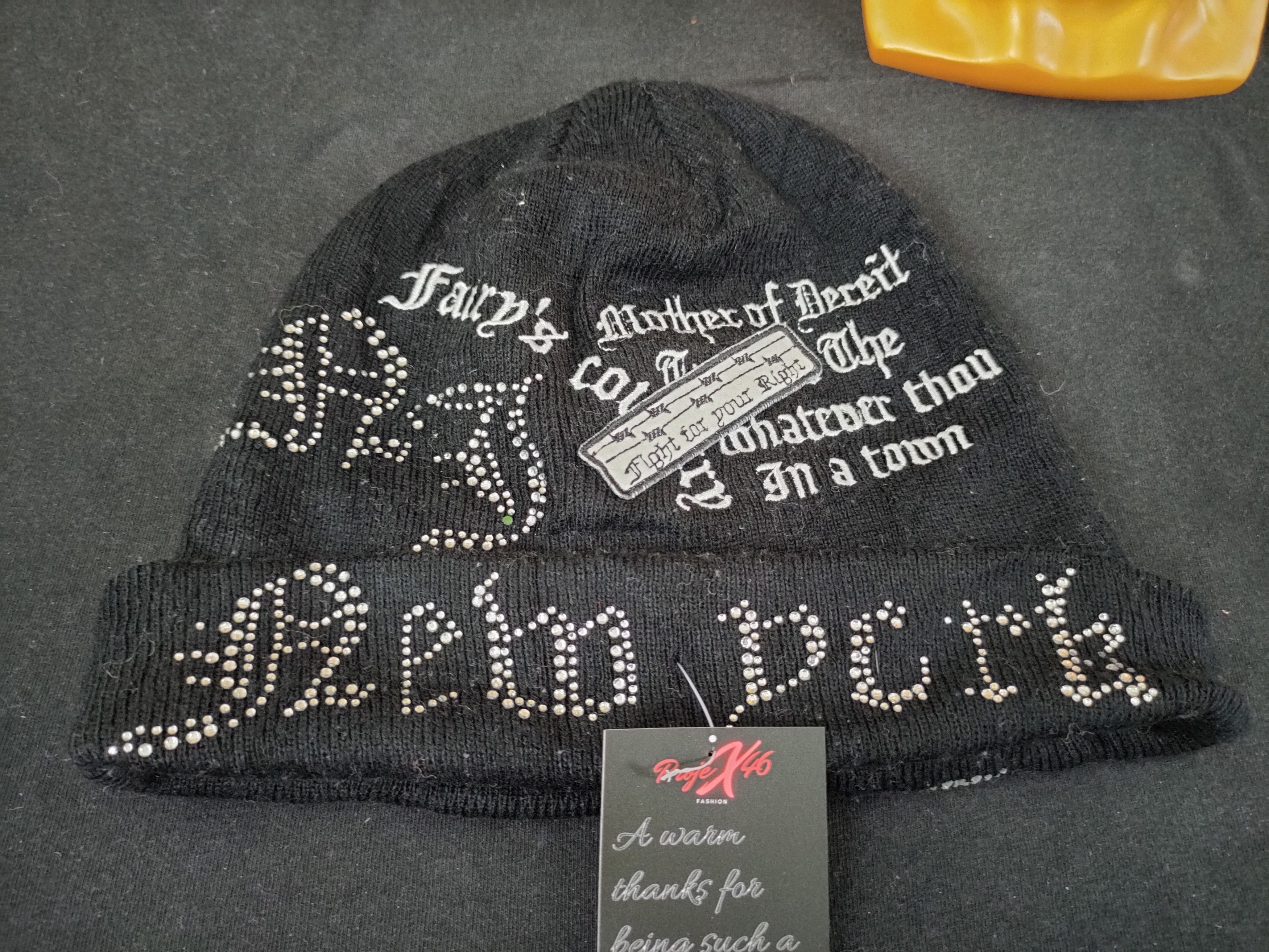 If Six Was Nine DL Punk like if6 was9 seditionaries loose beanie #152DLL Size ONE SIZE - 8 Thumbnail