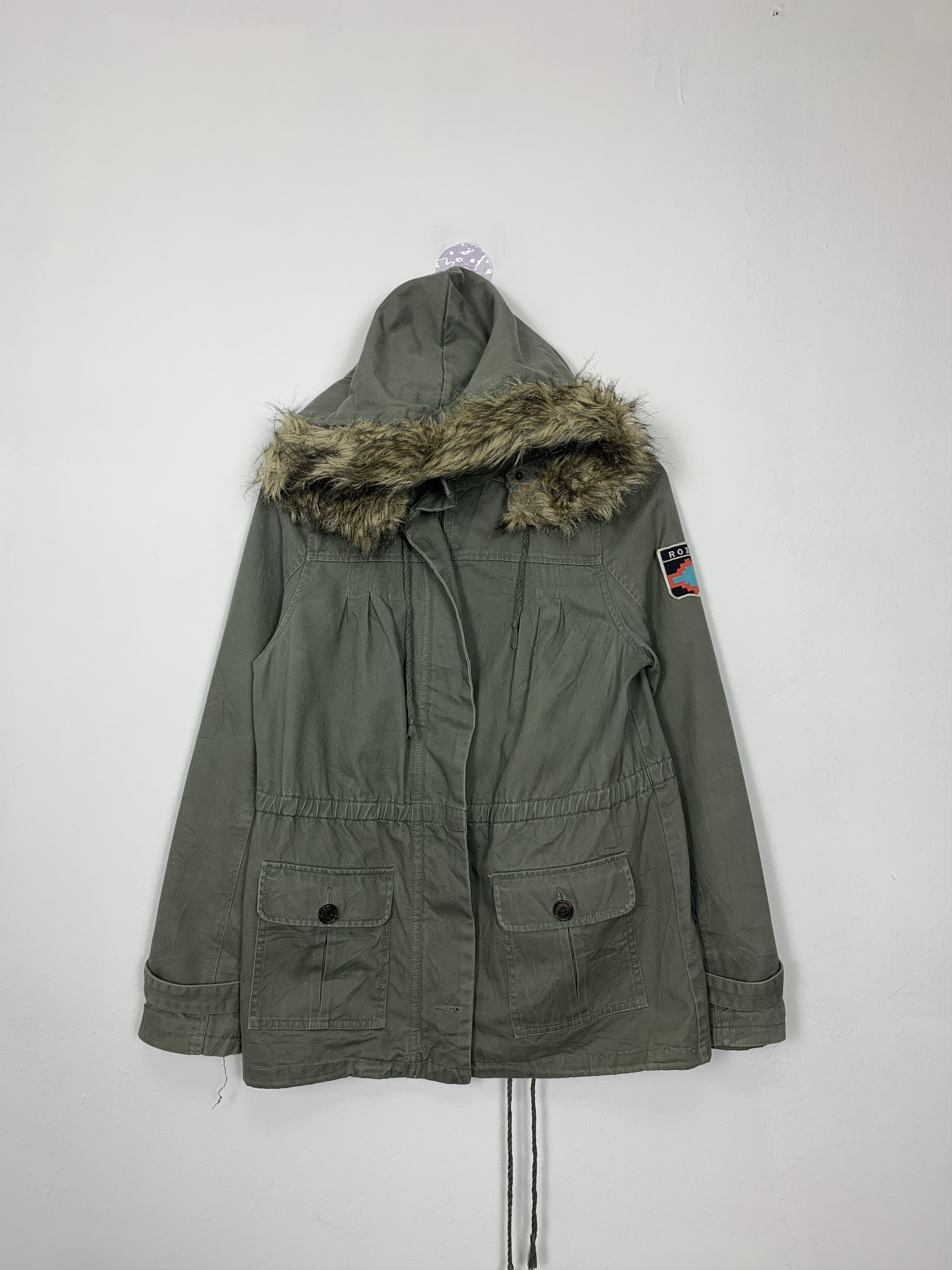 Quicksilver Vintage ROXY Military Native Navajo Lining Parkas J0991 Size S / US 4 / IT 40 - 1 Thumbnail