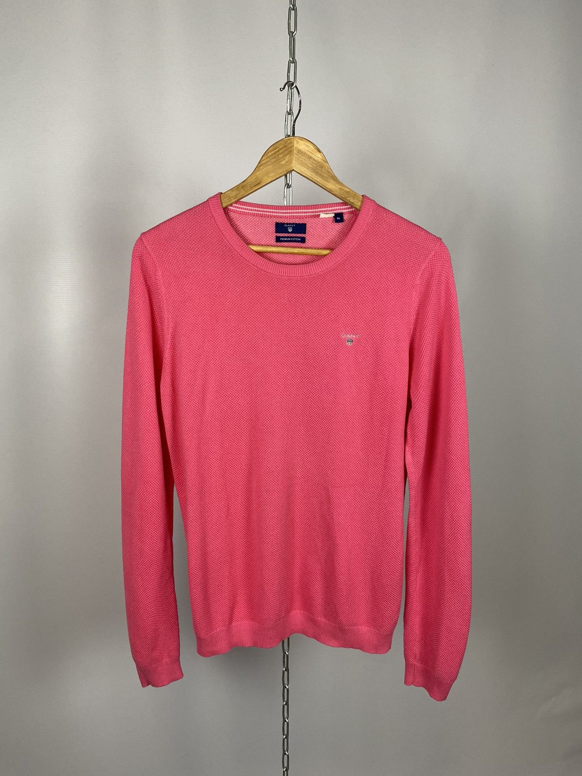 Gant Men’s Gant sweater pink luxury size XL Size US XL / EU 56 / 4 - 1 Thumbnail