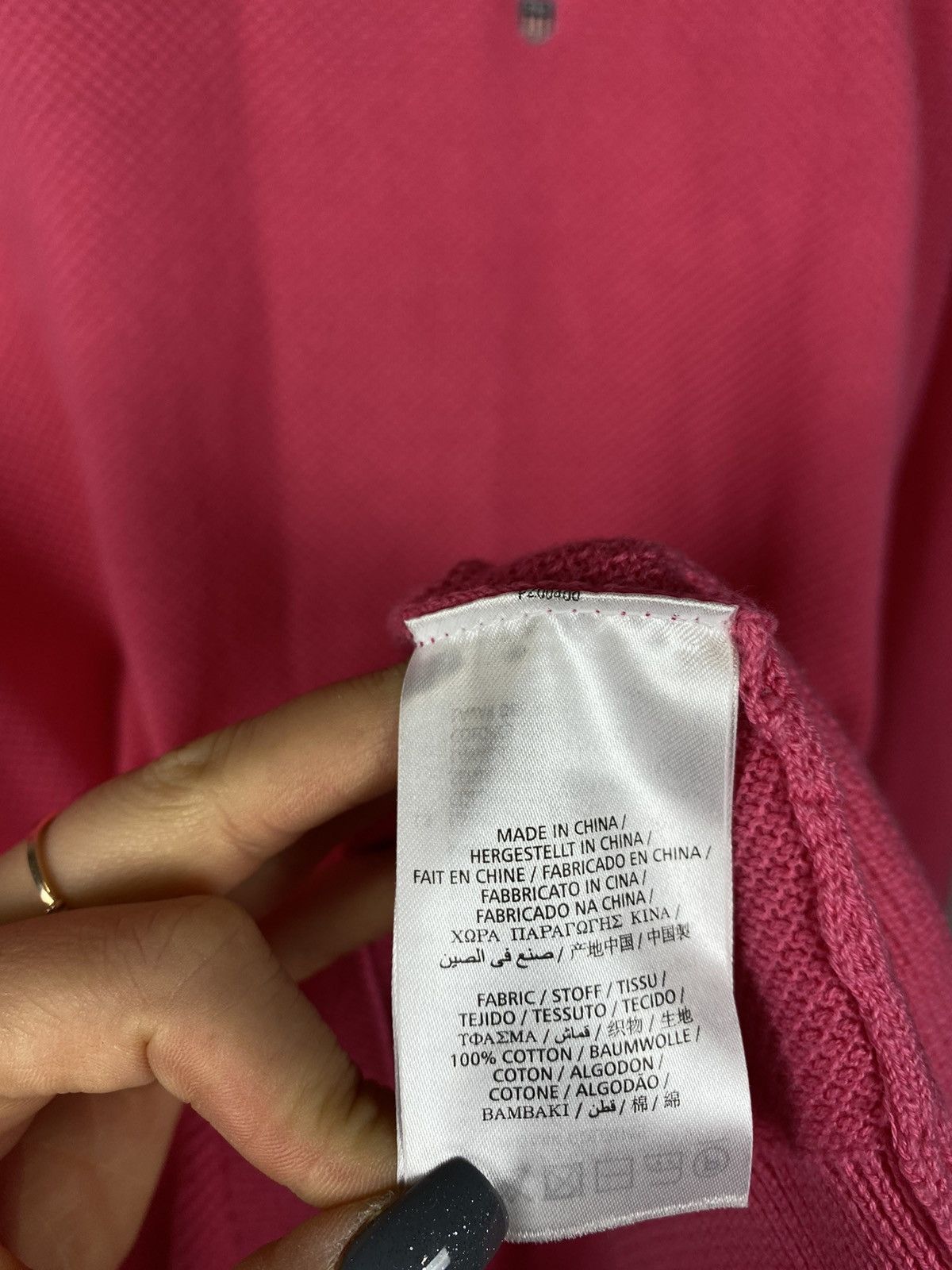 Gant Men’s Gant sweater pink luxury size XL Size US XL / EU 56 / 4 - 4 Thumbnail