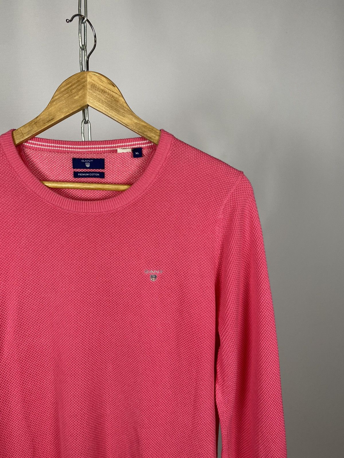 Gant Men’s Gant sweater pink luxury size XL Size US XL / EU 56 / 4 - 2 Thumbnail