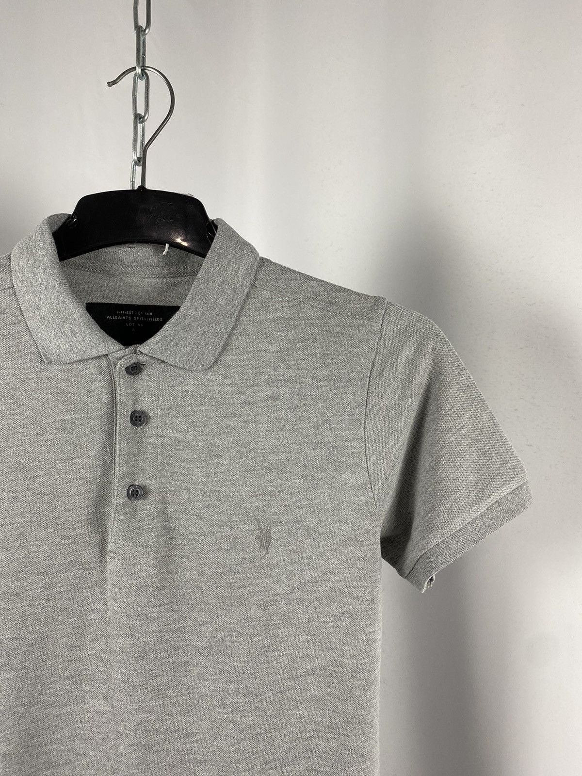 Allsaints Allsaints polo T-shirts streetwear gray luxury other size M Size US M / EU 48-50 / 2 - 2 Thumbnail