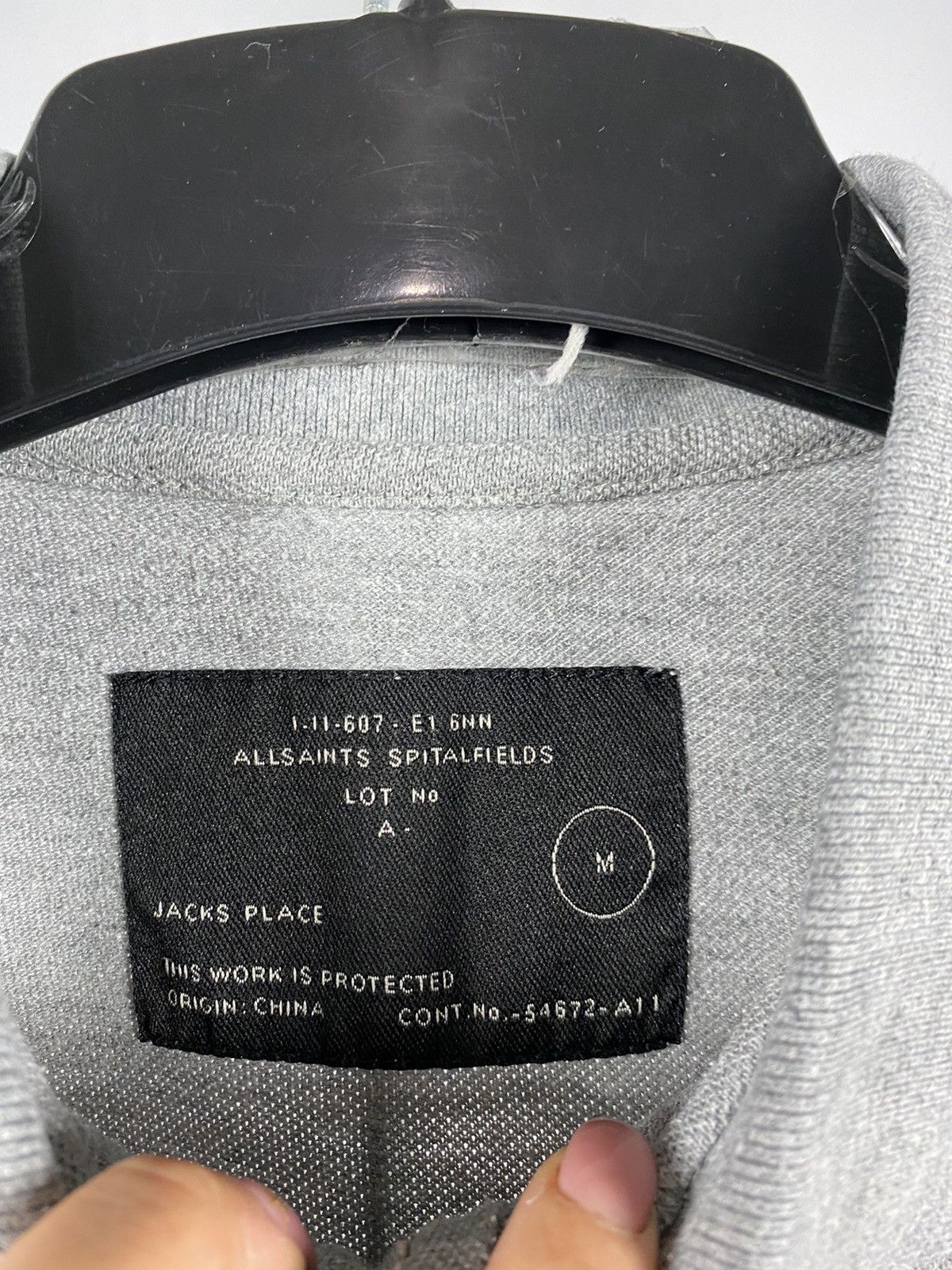 Allsaints Allsaints polo T-shirts streetwear gray luxury other size M Size US M / EU 48-50 / 2 - 3 Thumbnail