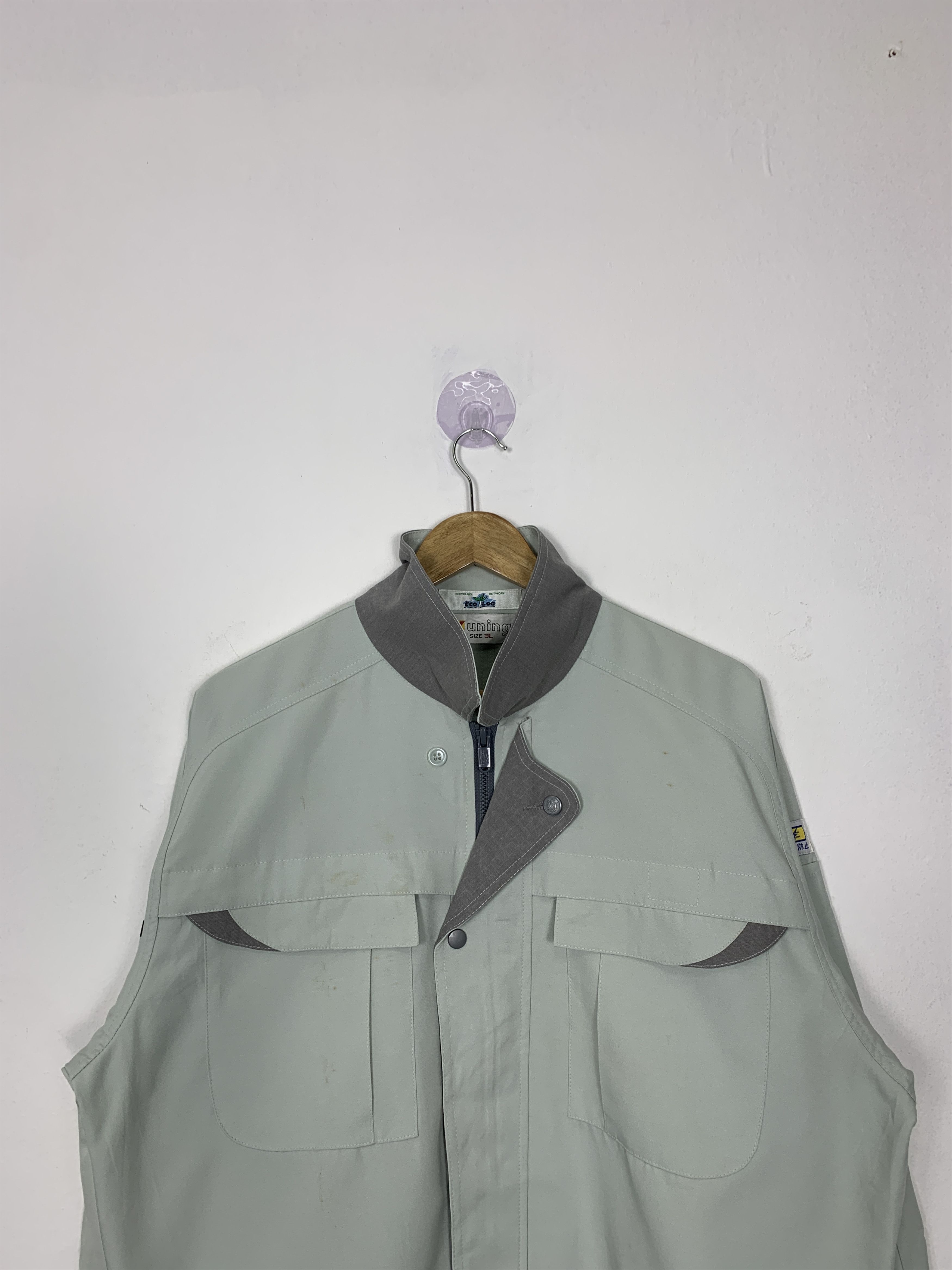 Japanese Brand Vintage PANASONIC Worker Shirt Jacket Size US L / EU 52-54 / 3 - 3 Thumbnail