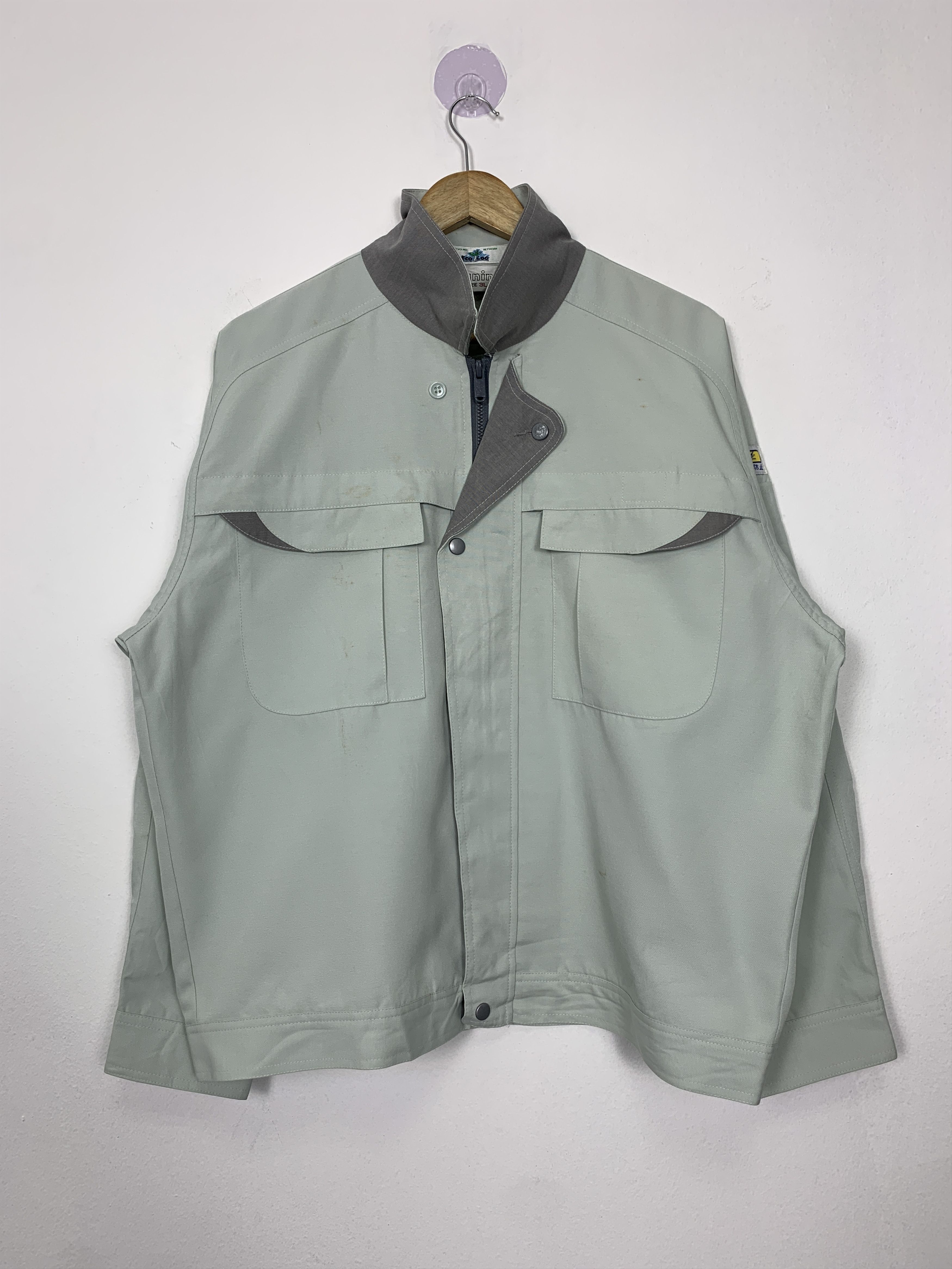 Japanese Brand Vintage PANASONIC Worker Shirt Jacket Size US L / EU 52-54 / 3 - 1 Thumbnail