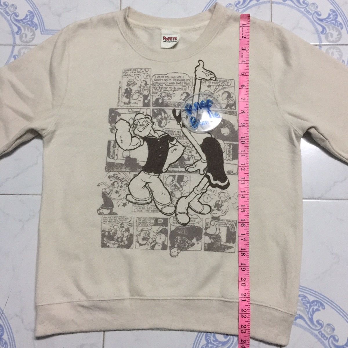Cartoon Network Popeye the sailor man trademark Sweatshirt Size US S / EU 44-46 / 1 - 10 Thumbnail