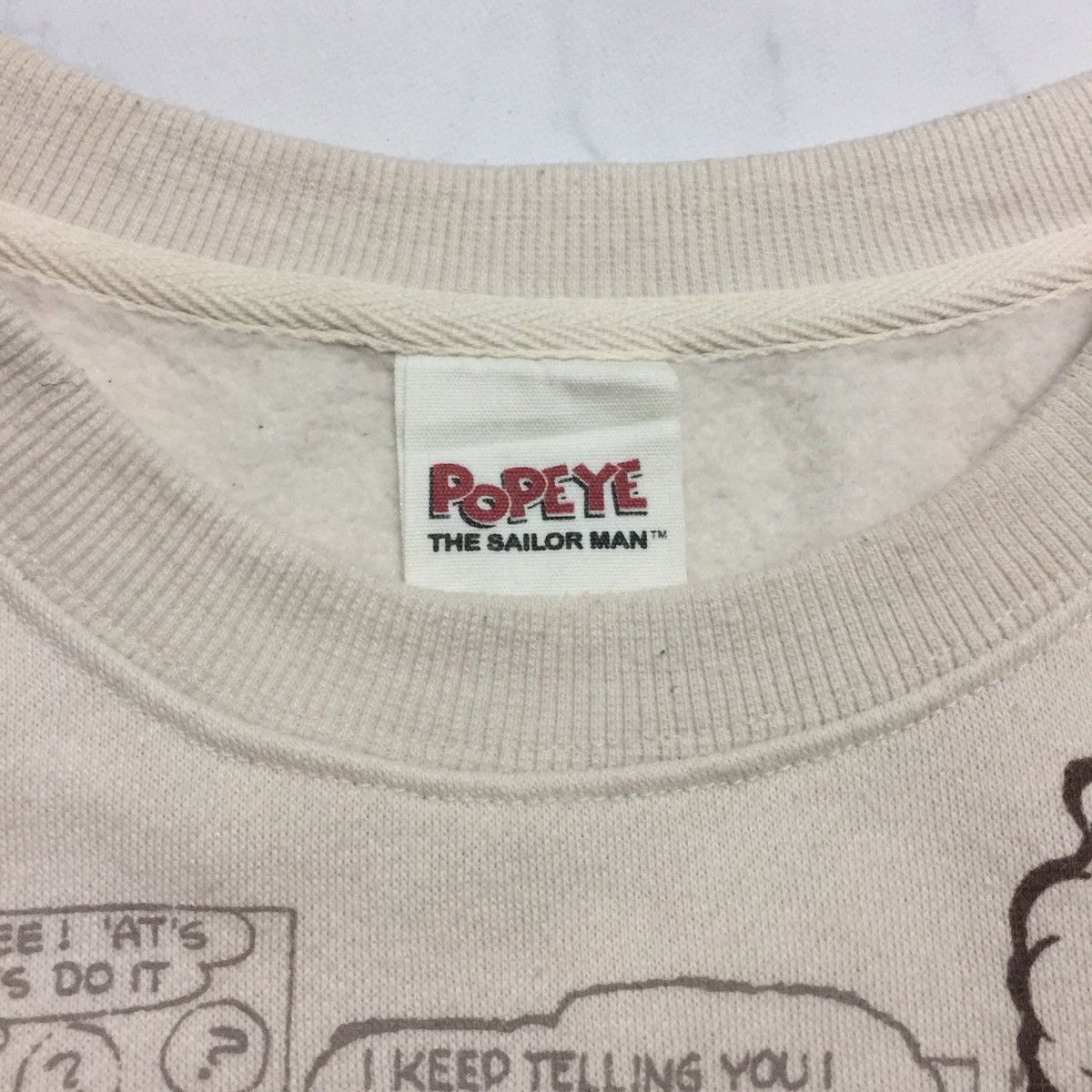 Cartoon Network Popeye the sailor man trademark Sweatshirt Size US S / EU 44-46 / 1 - 5 Thumbnail