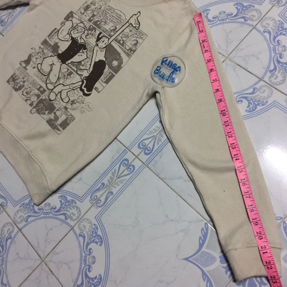 Cartoon Network Popeye the sailor man trademark Sweatshirt Size US S / EU 44-46 / 1 - 11 Thumbnail