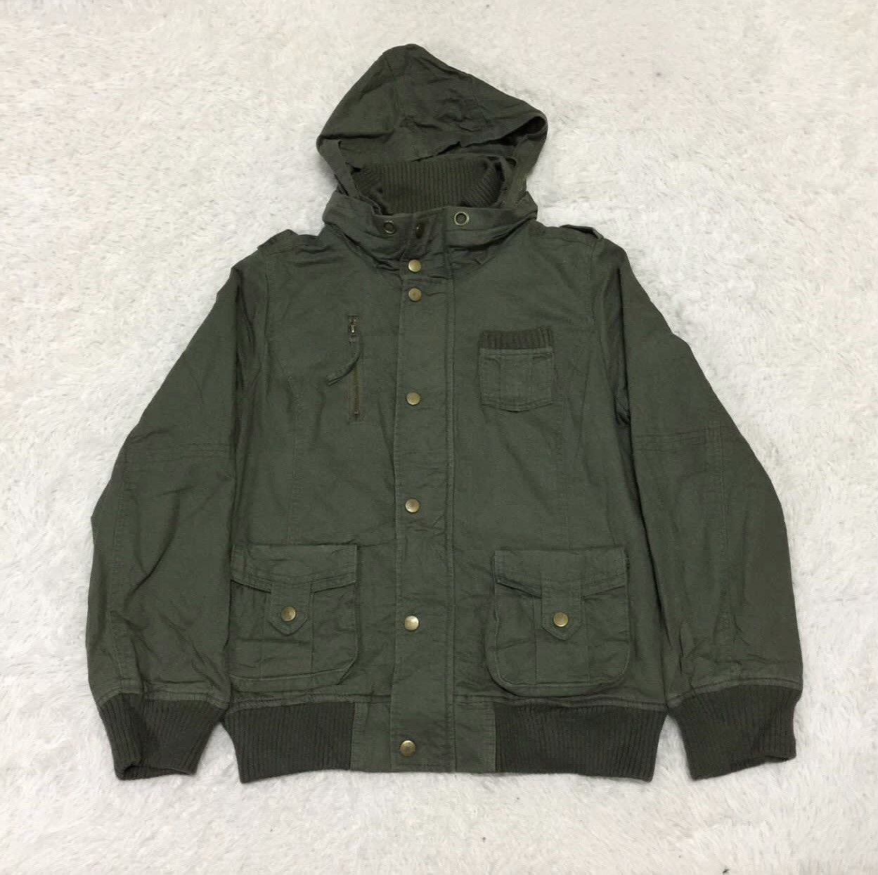 Japanese Brand Colza Jacket Hoodies Zipper Tactical Design Size US M / EU 48-50 / 2 - 11 Thumbnail