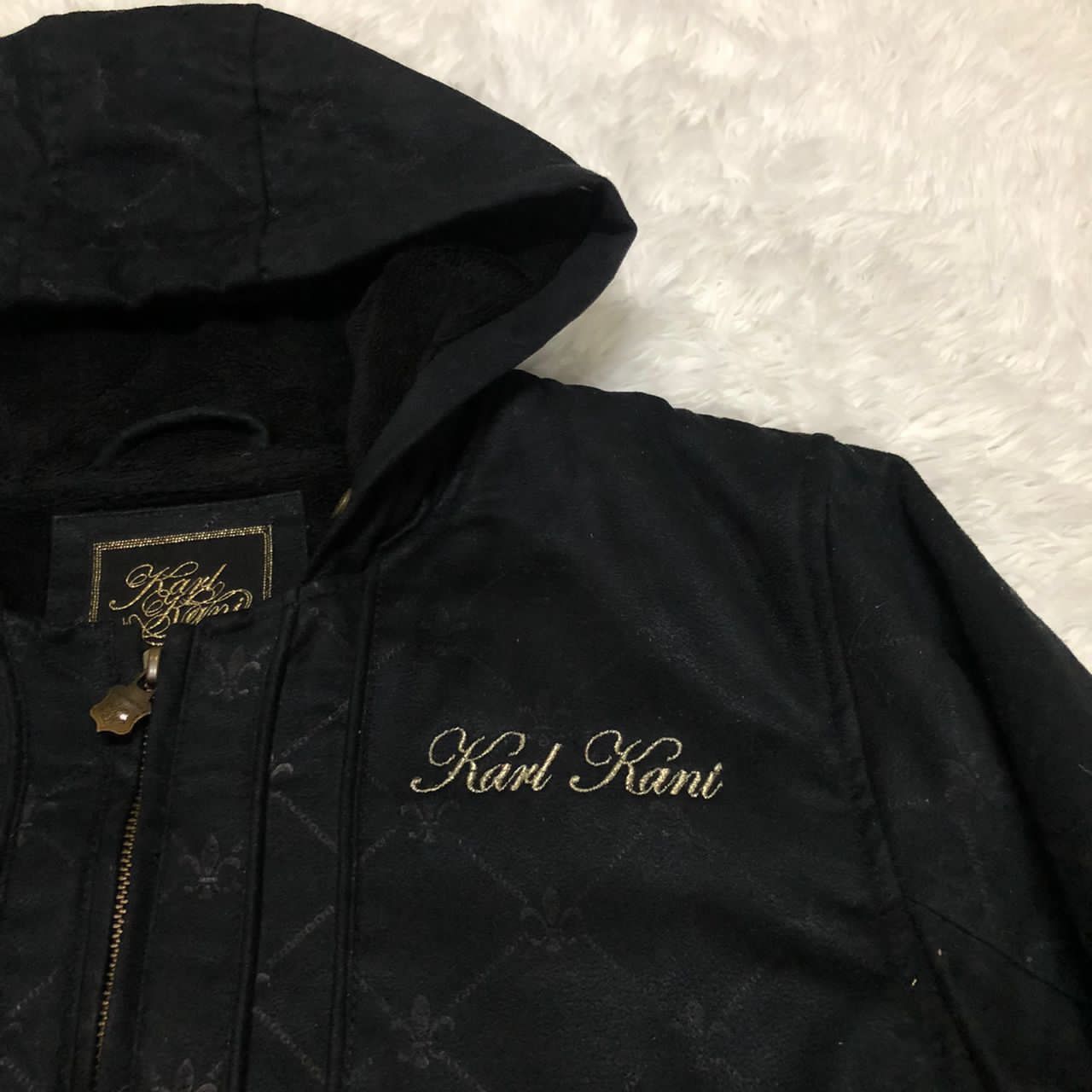 Japanese Brand STEAL Rare Karl Kani Hoodie Jacket Size US M / EU 48-50 / 2 - 6 Thumbnail