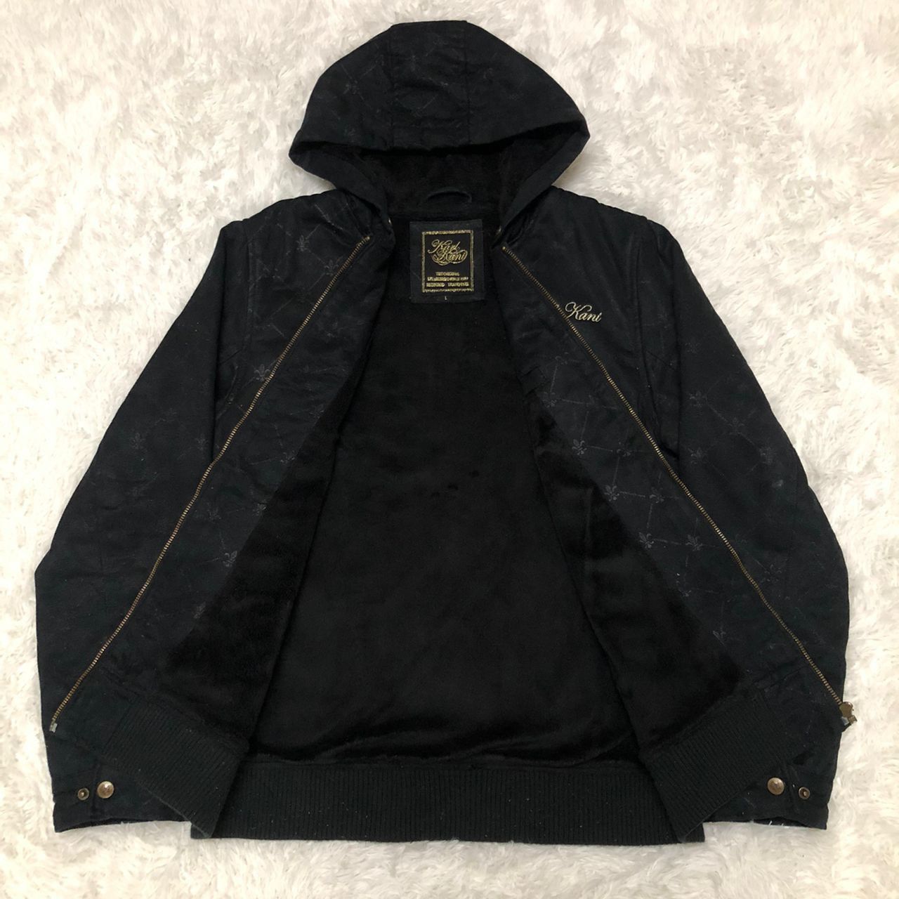 Japanese Brand STEAL Rare Karl Kani Hoodie Jacket Size US M / EU 48-50 / 2 - 12 Thumbnail