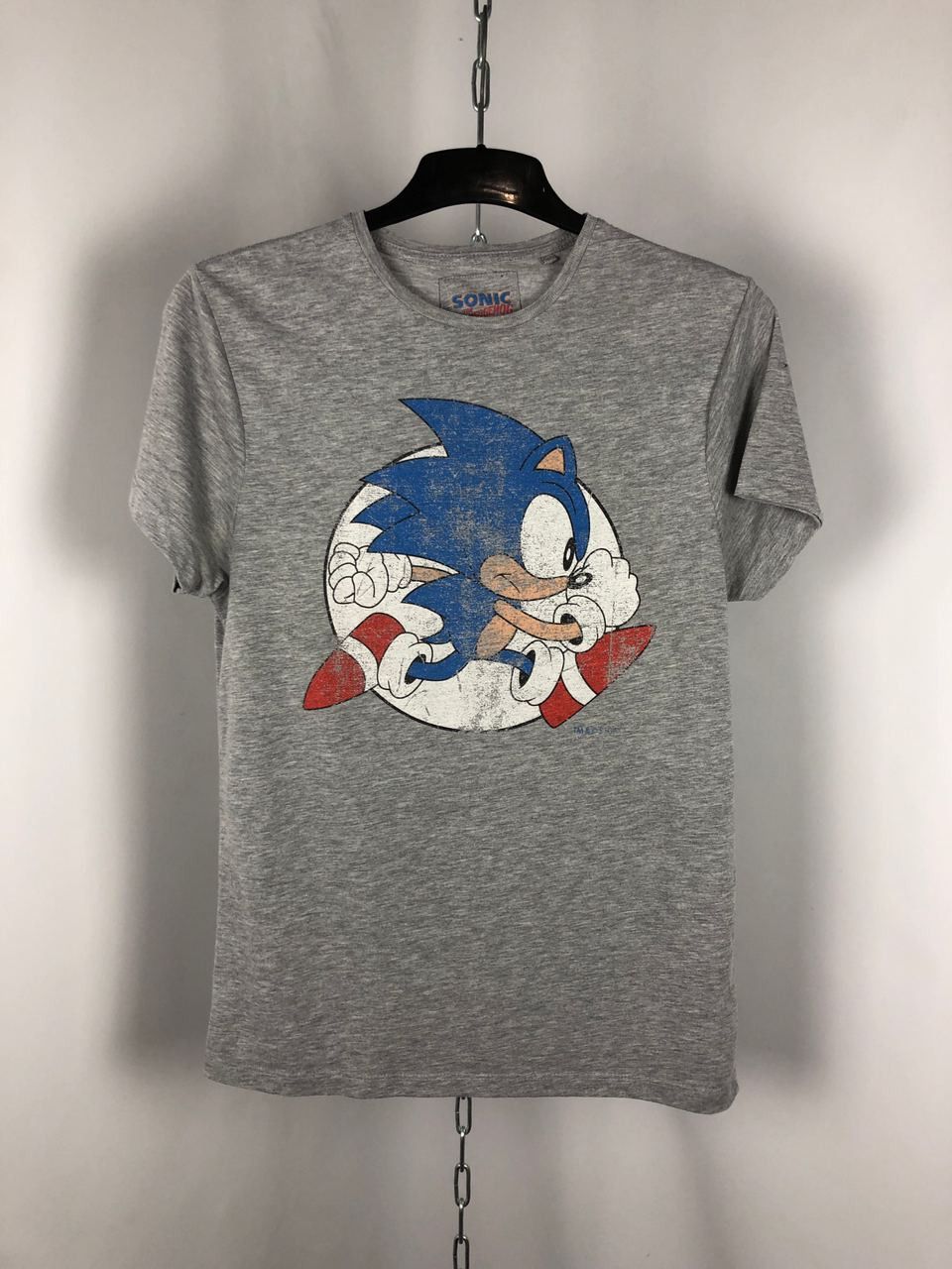 Cartoon Network Sonic big logo T-shirts gray size M Size US M / EU 48-50 / 2 - 1 Thumbnail