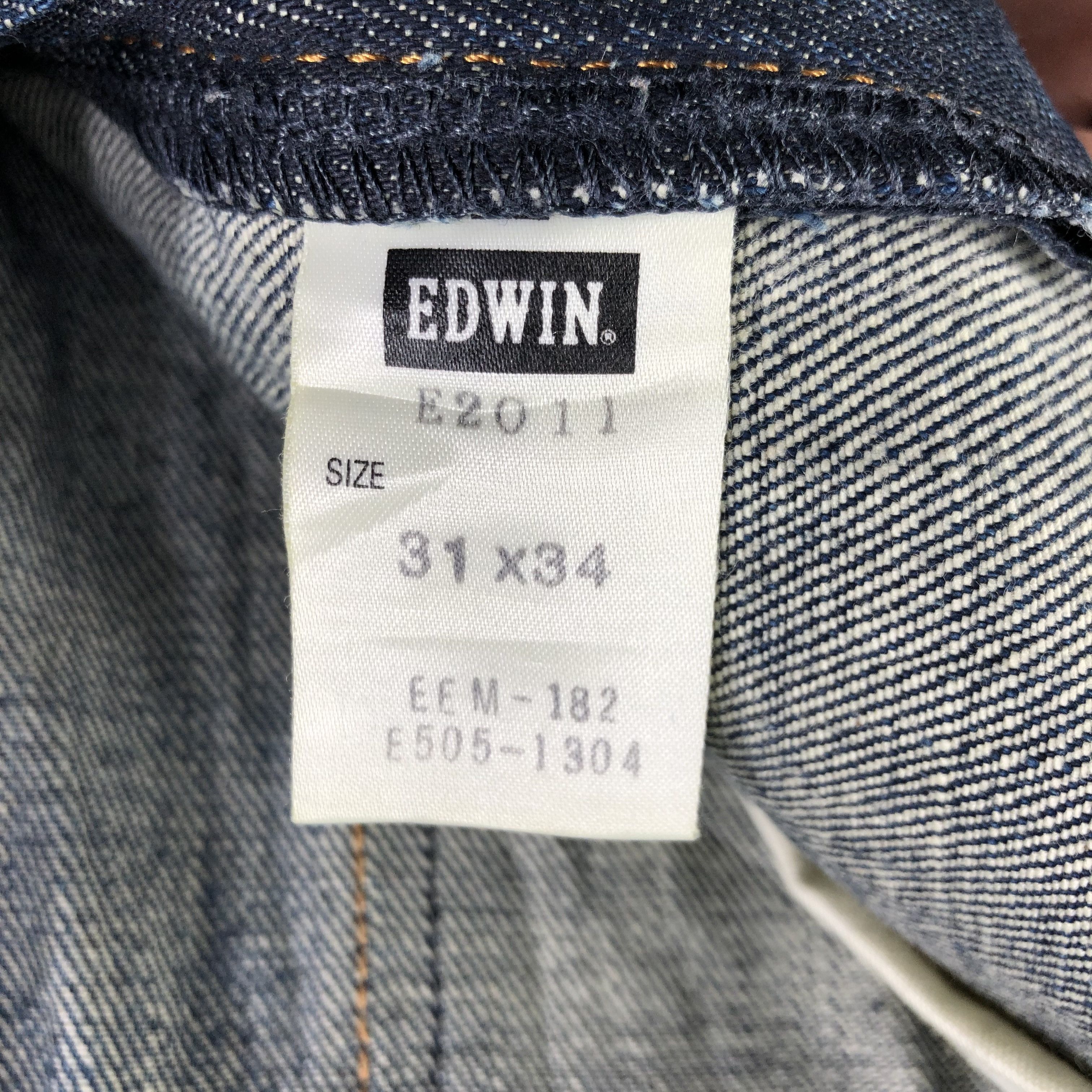 Edwin × Vintage Vintage Edwin Jeans-J3556 Size US 30 / EU 46 - 9 Thumbnail