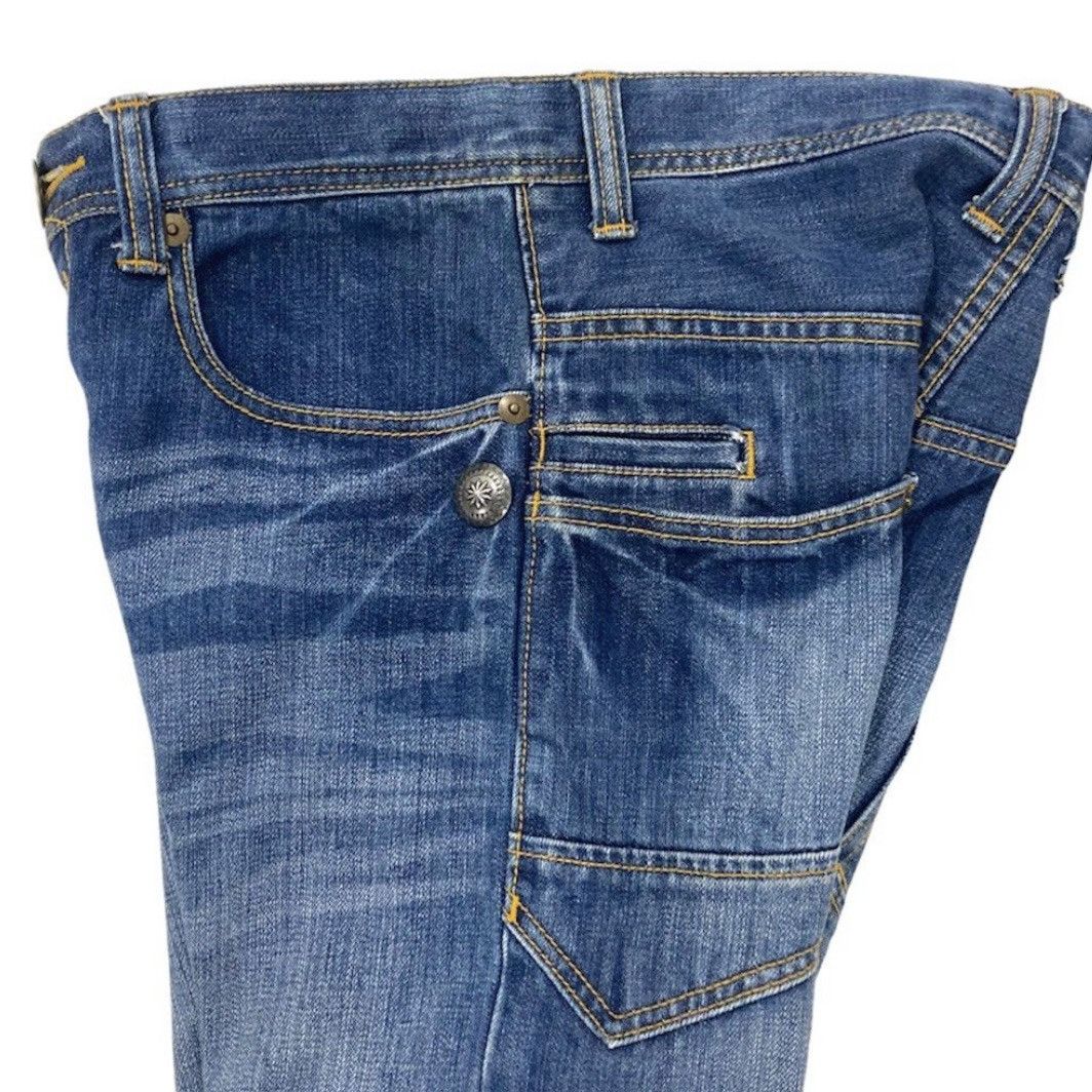 Issey Miyake 🇯🇵 TETE HOMME ISSEY MIYAKE WASHED DENIM PANTS Size US 30 / EU 46 - 5 Thumbnail