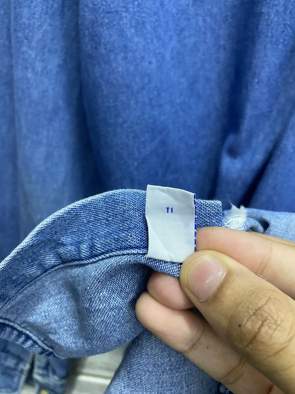 Polo Ralph Lauren 🔥VINTAGE RALPH LAUREN BLUE DENIM BUTTON UP SHIRT Size S / US 4 / IT 40 - 9 Thumbnail
