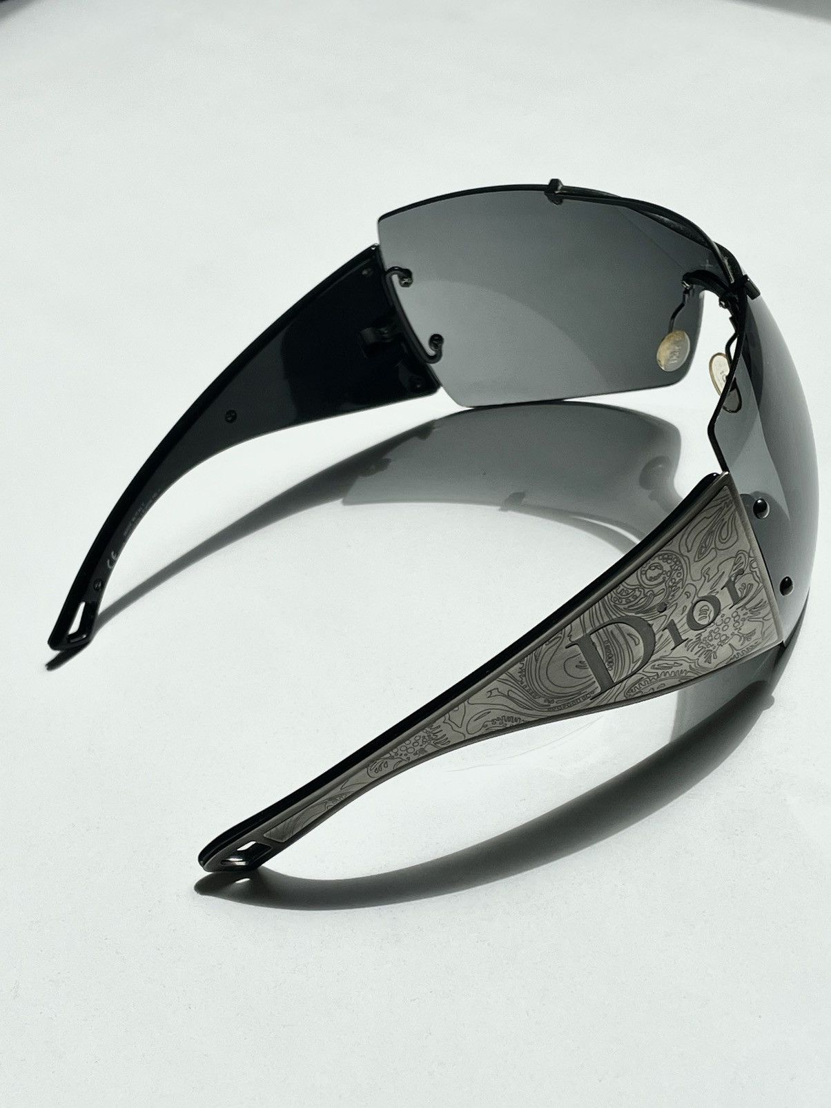 Dior Dior Sunglasses Western Mask Shield Sport Bike Vintage Size ONE SIZE - 2 Thumbnail