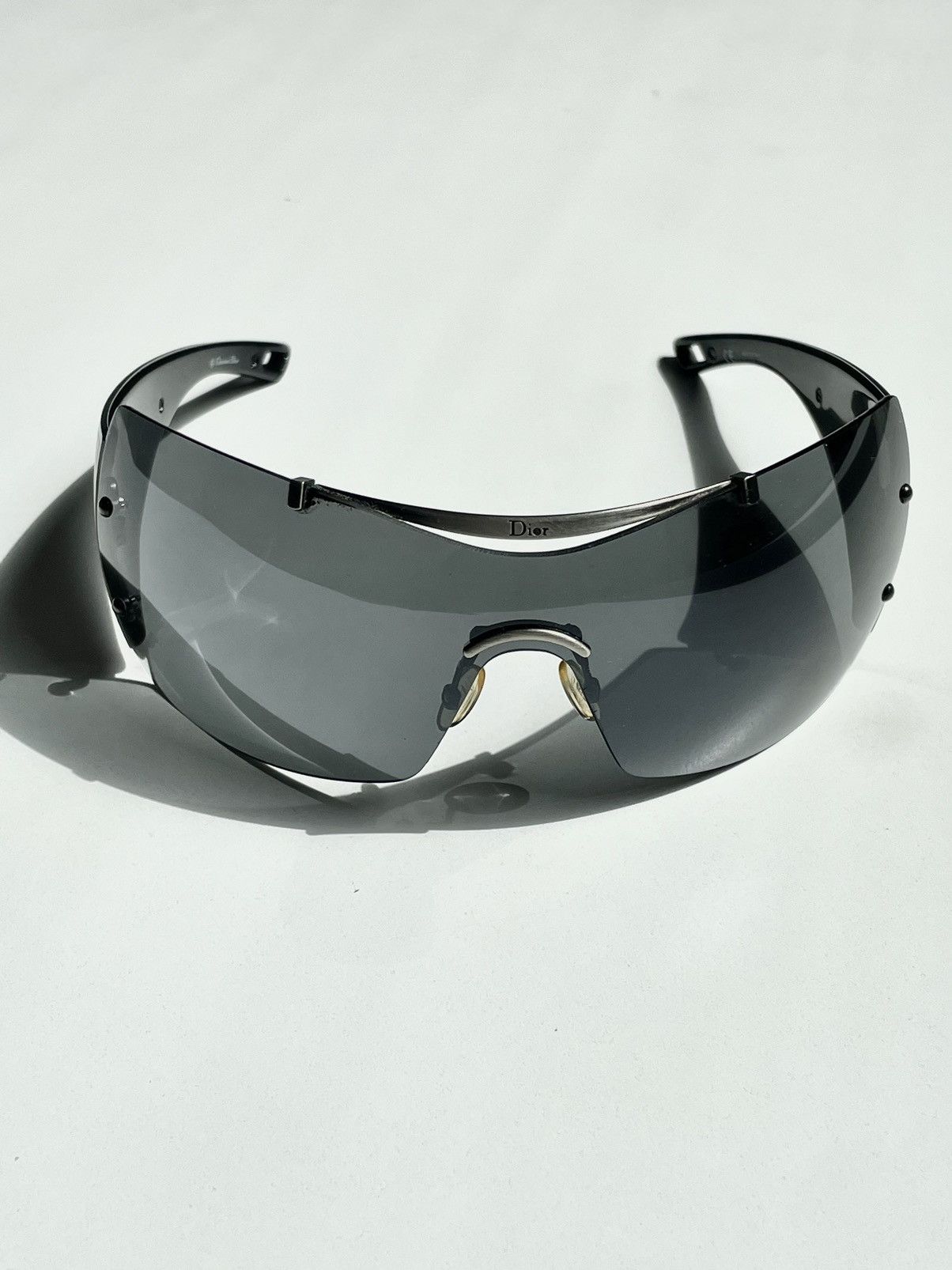 Dior Dior Sunglasses Western Mask Shield Sport Bike Vintage Size ONE SIZE - 4 Thumbnail