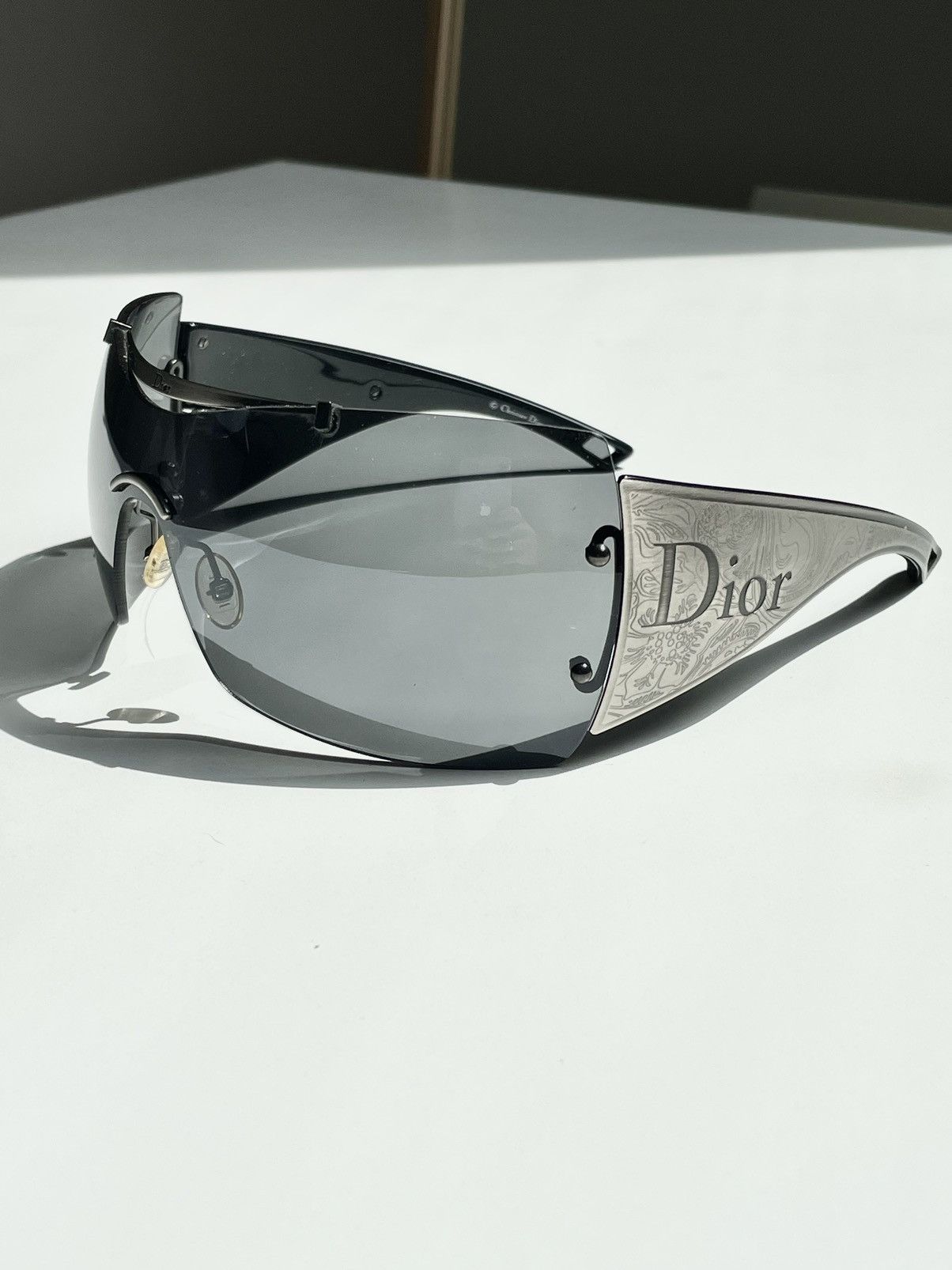 Dior Sunglasses Western Mask Shield Sport Bike Vintage
