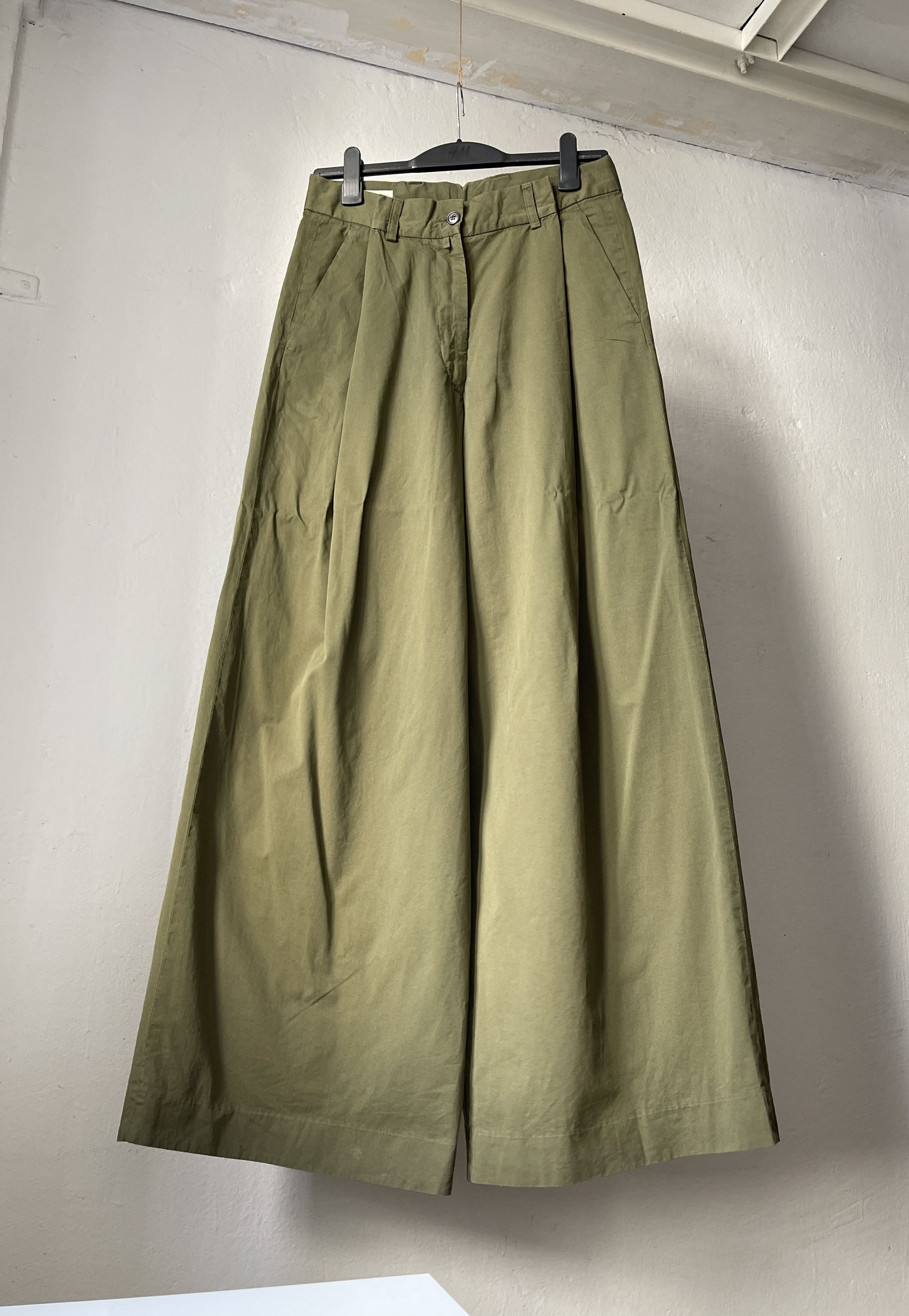 Dries Van Noten Dries Van Noten Cotton Military Style Wide Casual Pants Size US 32 / EU 48 - 3 Thumbnail