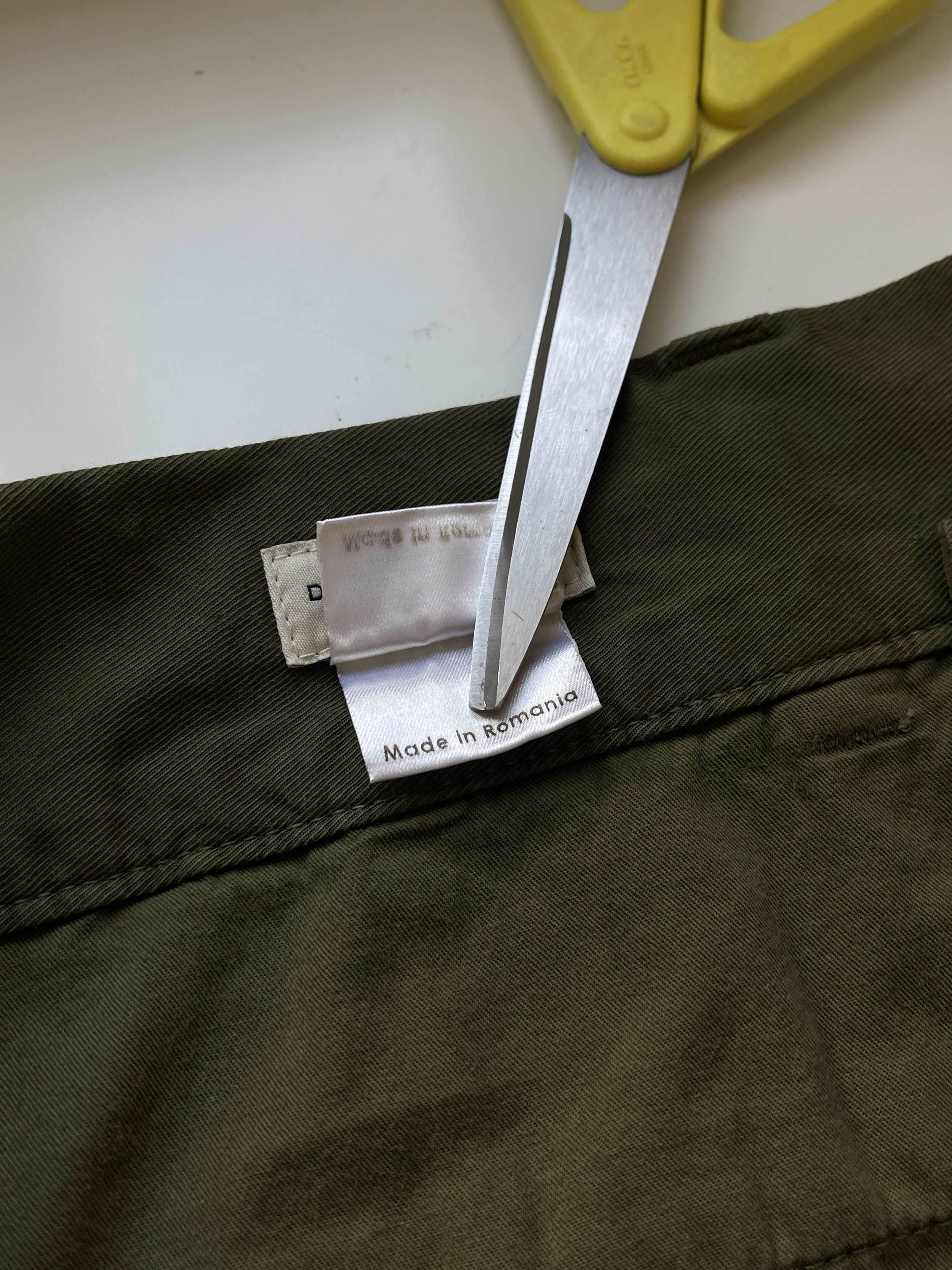 Dries Van Noten Dries Van Noten Cotton Military Style Wide Casual Pants Size US 32 / EU 48 - 7 Thumbnail