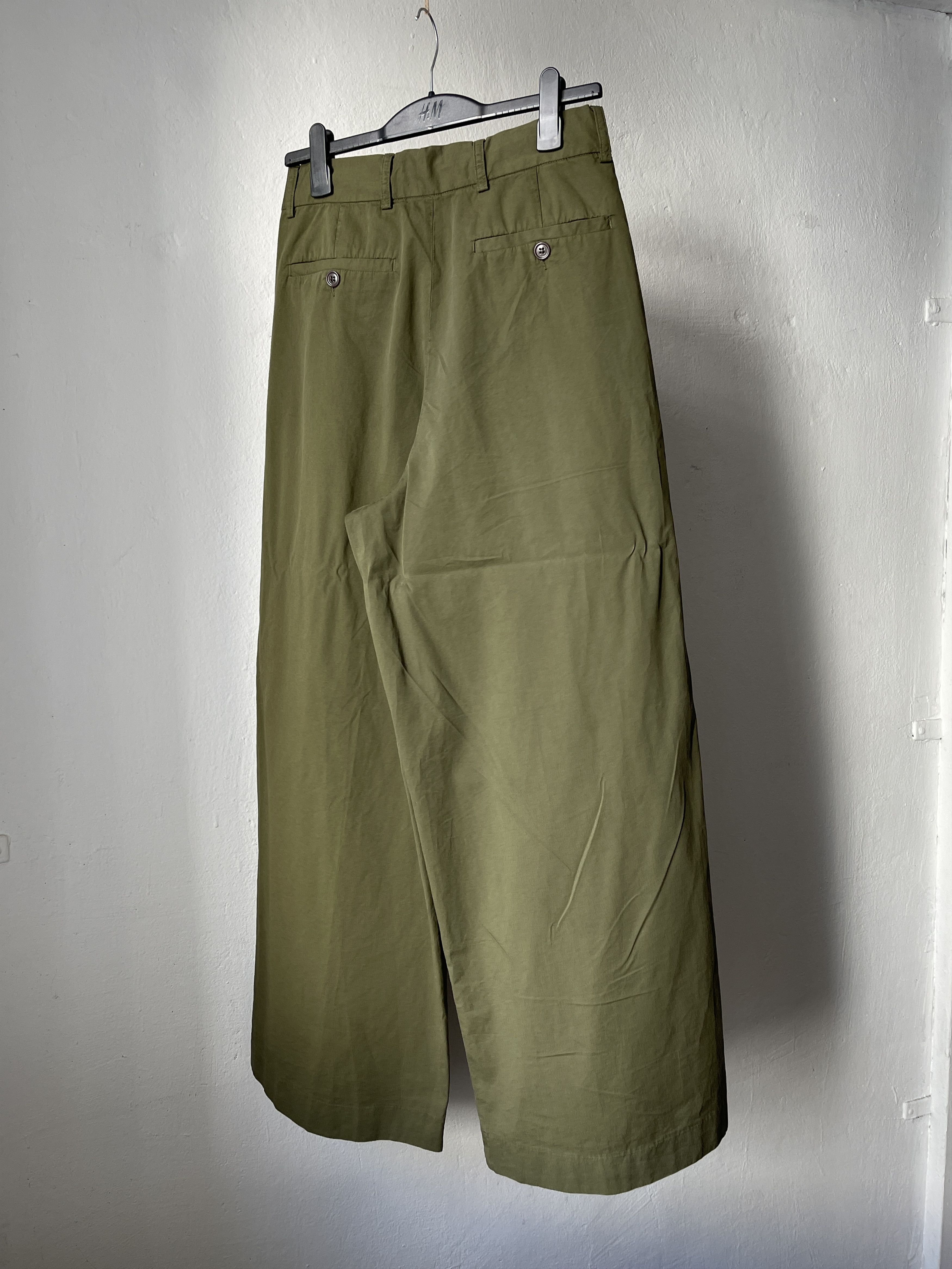 Dries Van Noten Dries Van Noten Cotton Military Style Wide Casual Pants Size US 32 / EU 48 - 5 Thumbnail