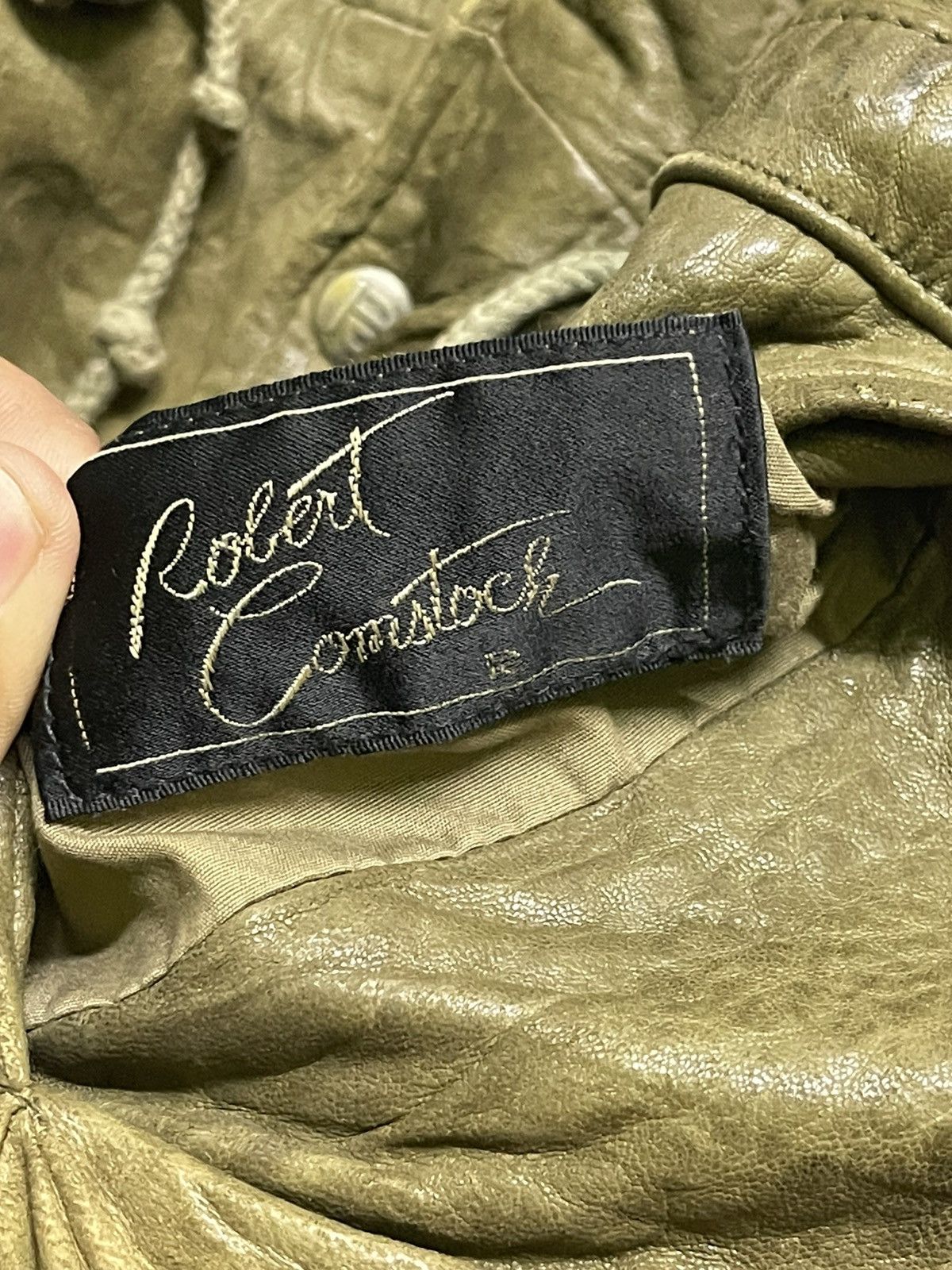 Robert Comstock VINTAGE LEATHER VEST ROBERT COMSTOCK Size US L / EU 52-54 / 3 - 10 Thumbnail
