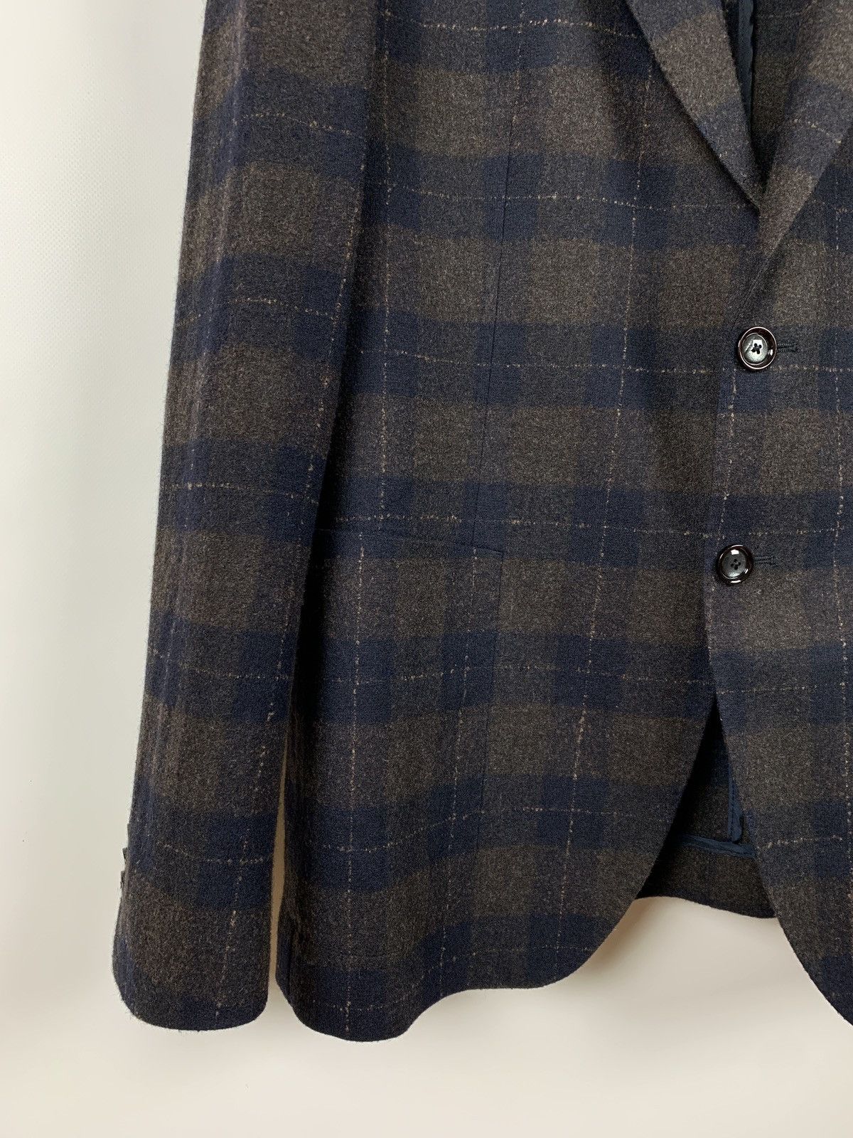 Tagliatore Tagliatore Wool Checkered Blazer Size 52R - 8 Thumbnail