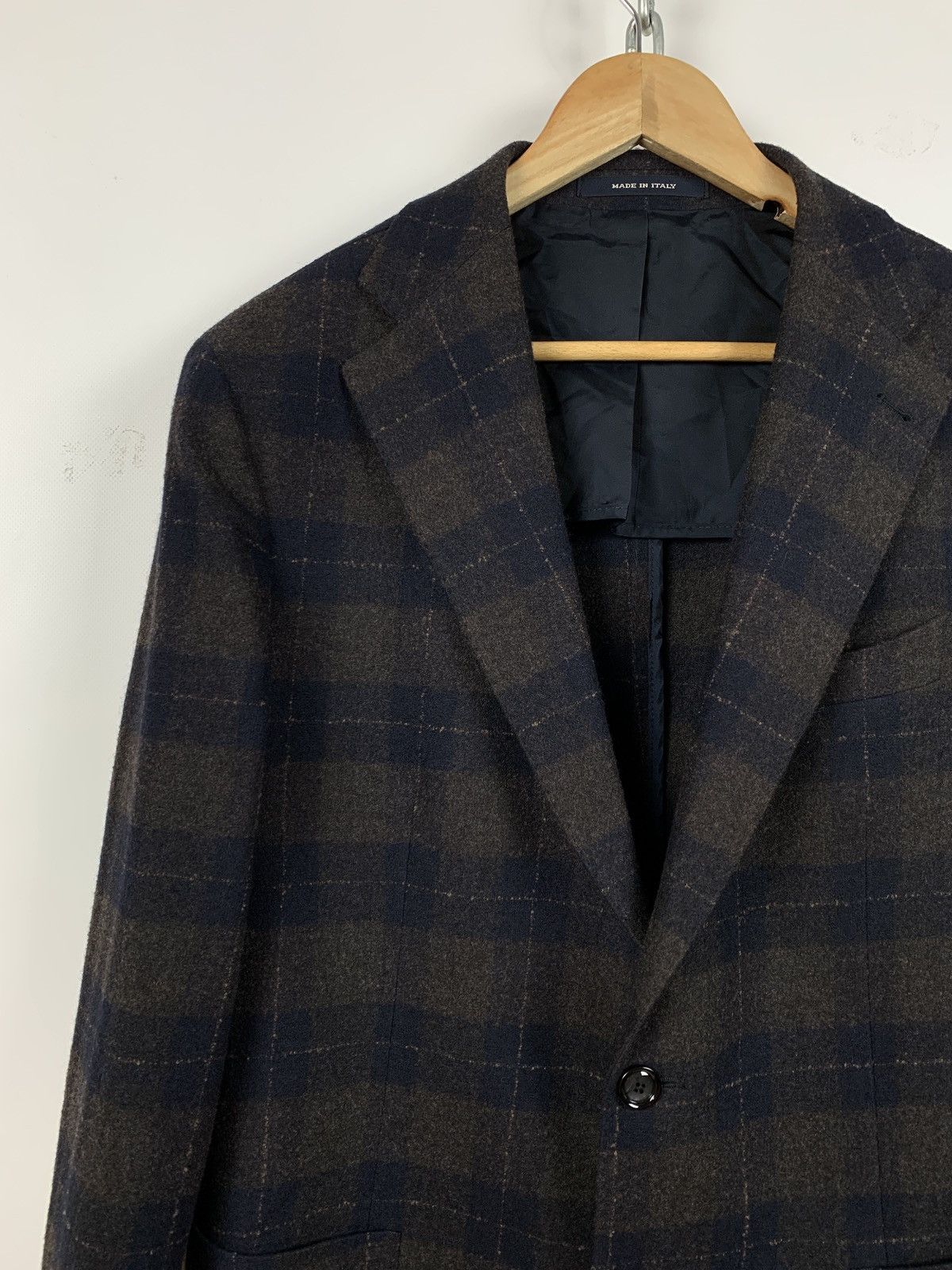 Tagliatore Tagliatore Wool Checkered Blazer Size 52R - 6 Thumbnail