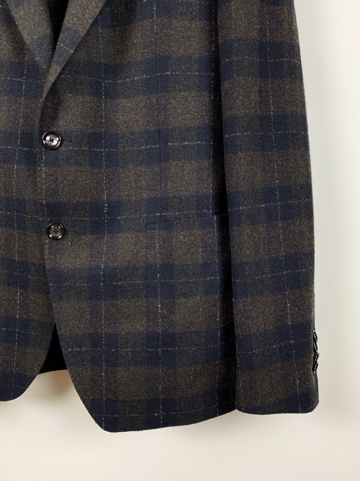 Tagliatore Tagliatore Wool Checkered Blazer Size 52R - 9 Thumbnail