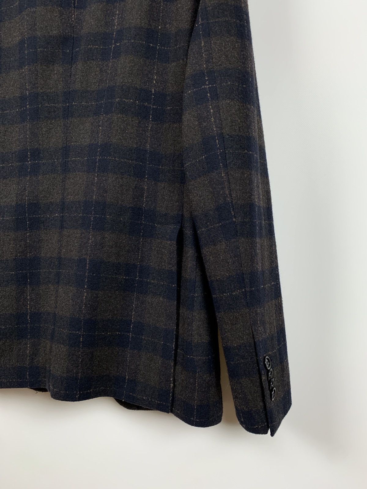 Tagliatore Tagliatore Wool Checkered Blazer Size 52R - 15 Thumbnail