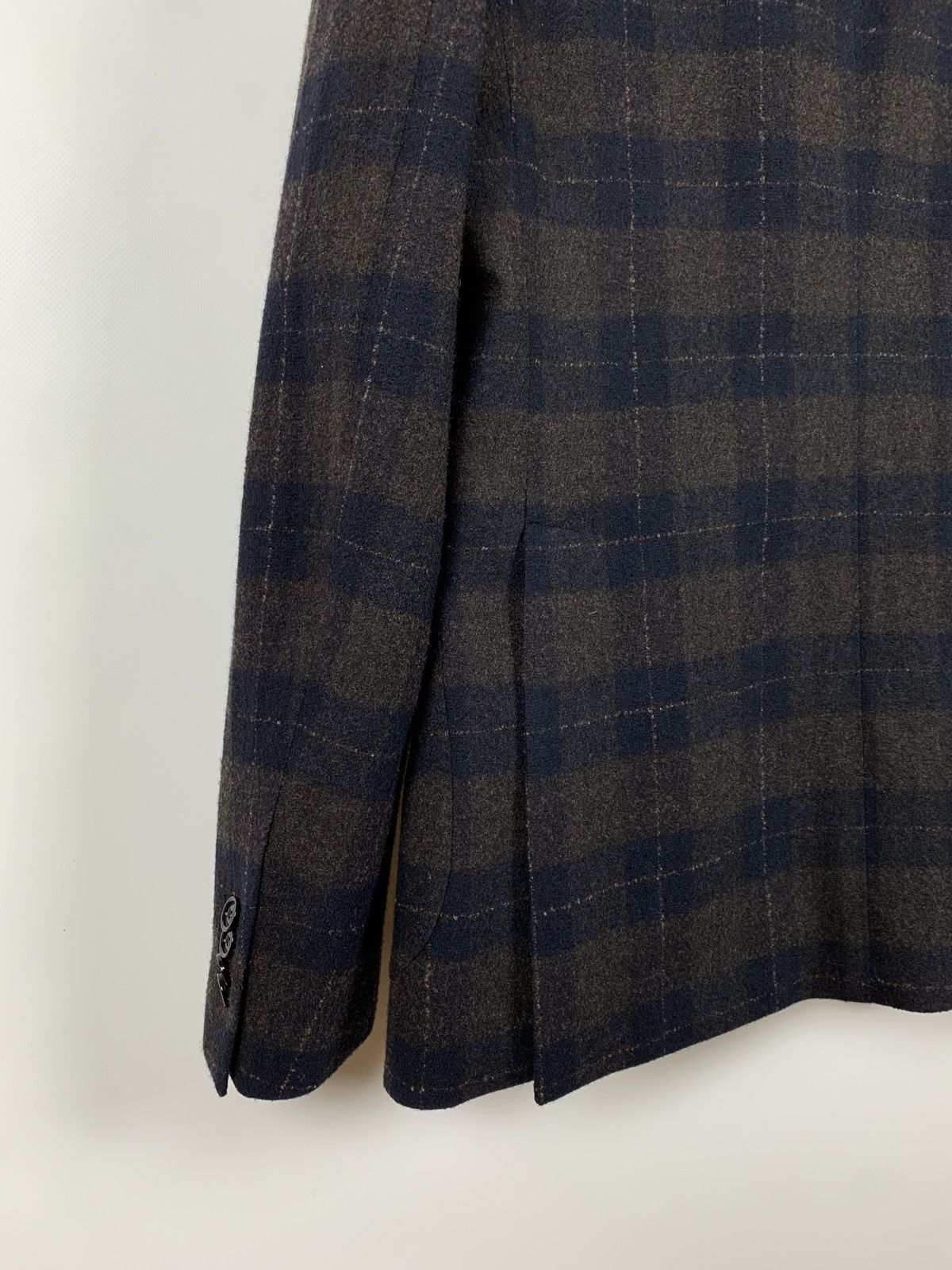 Tagliatore Tagliatore Wool Checkered Blazer Size 52R - 14 Thumbnail