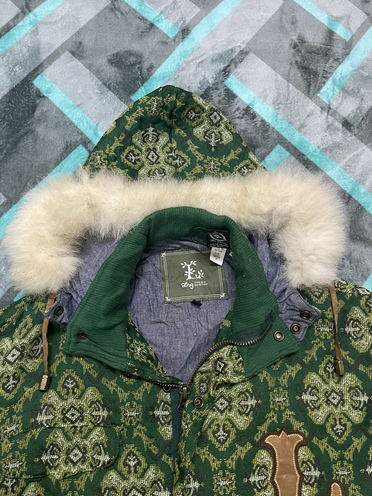 LRG LRG ROOTS AND EQUIPMENT HOODIE JACKET Size US XL / EU 56 / 4 - 17 Thumbnail